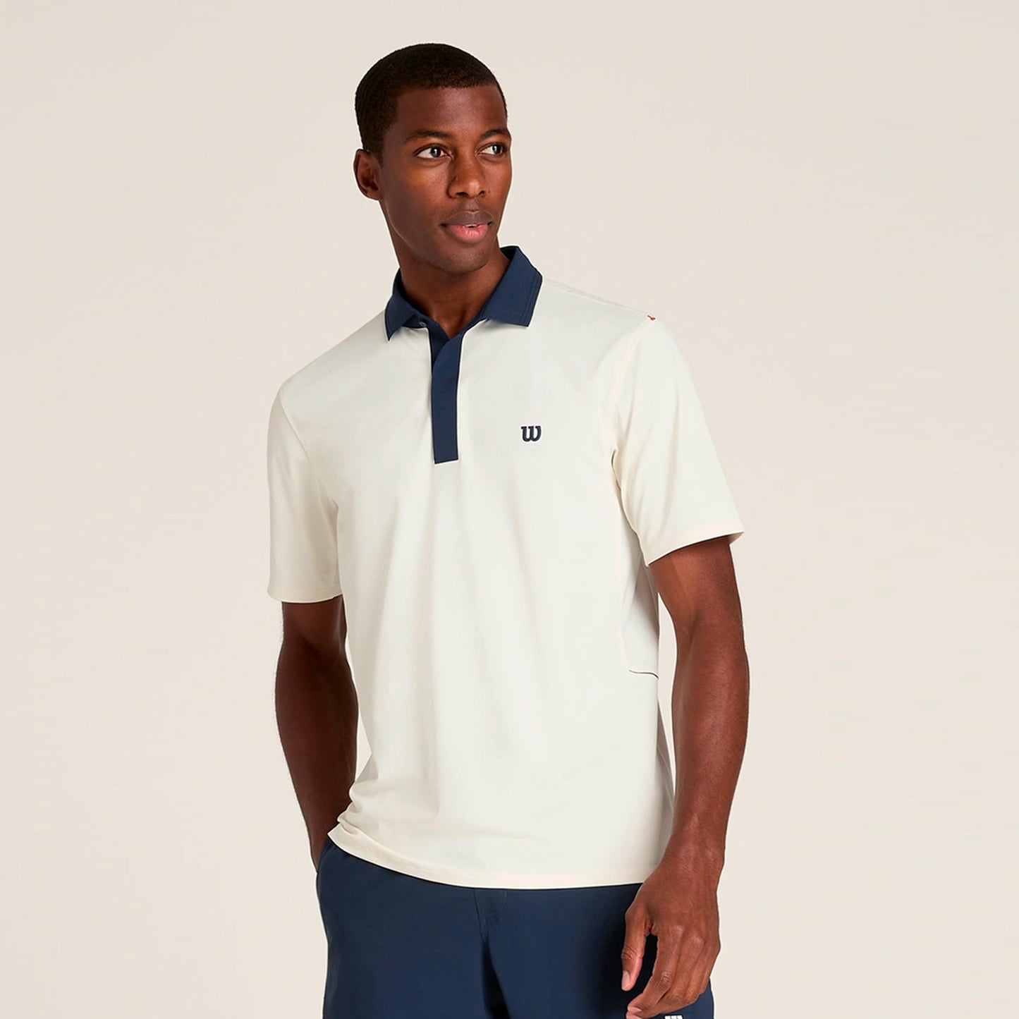 Wilson Challengers Technical Polo Hombres - beige