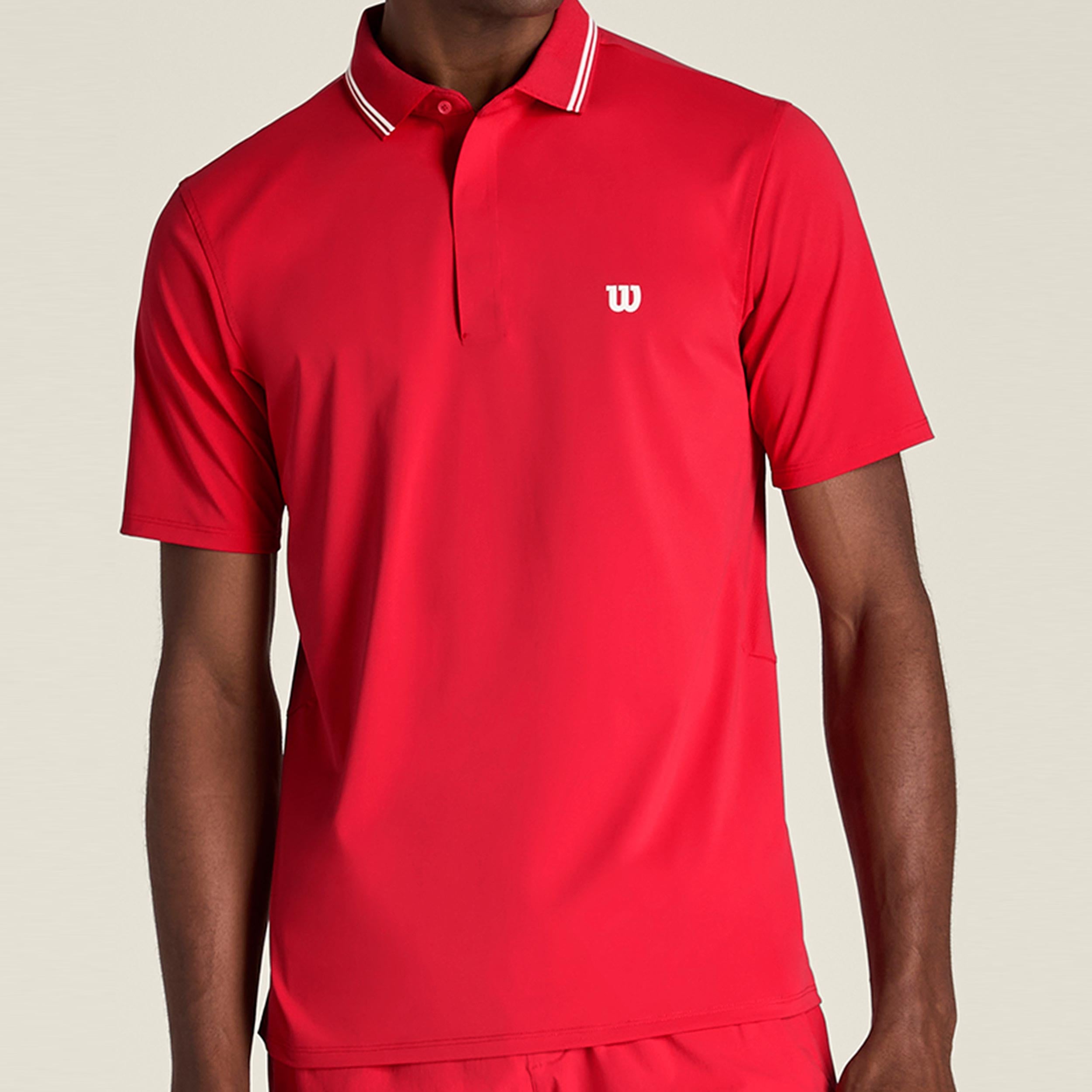 Wilson Challengers Technical Polo Hombres - rojo
