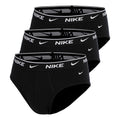 Essential Cotton Stretch Calzoncillos slip Pack de 3 Hombres - negro, negro
