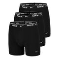 Essential Cotton Stretch Boxer Brief Calzoncillos tipo bóxer - Pack de 3 Hombres-negro, negro