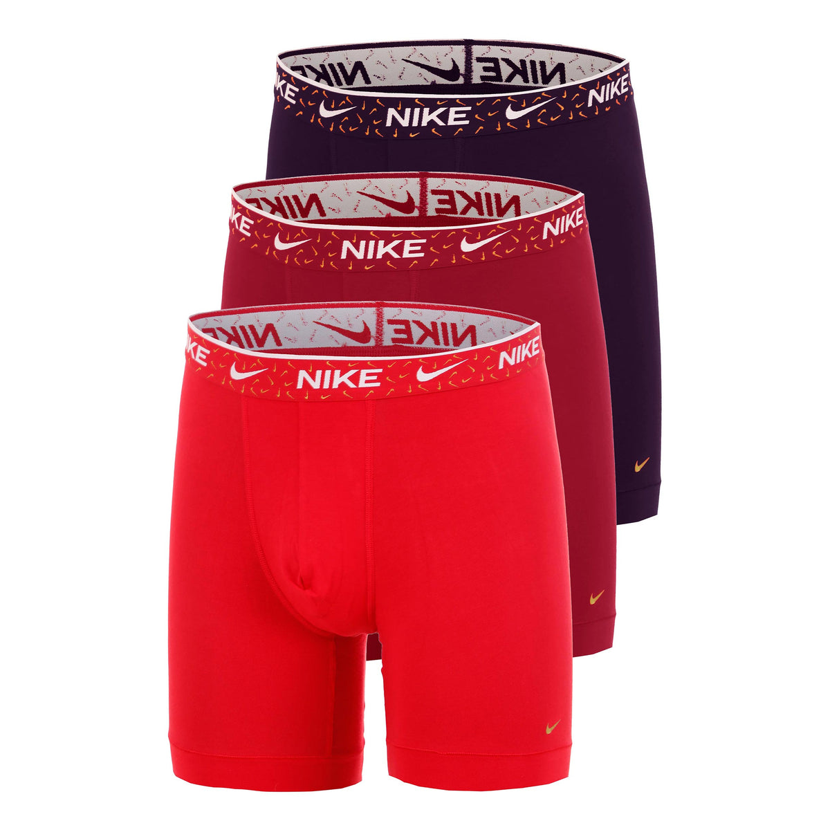 Nike Essential Cotton Stretch Calzoncillos tipo bóxer Pack de 3 Hombres - óxido