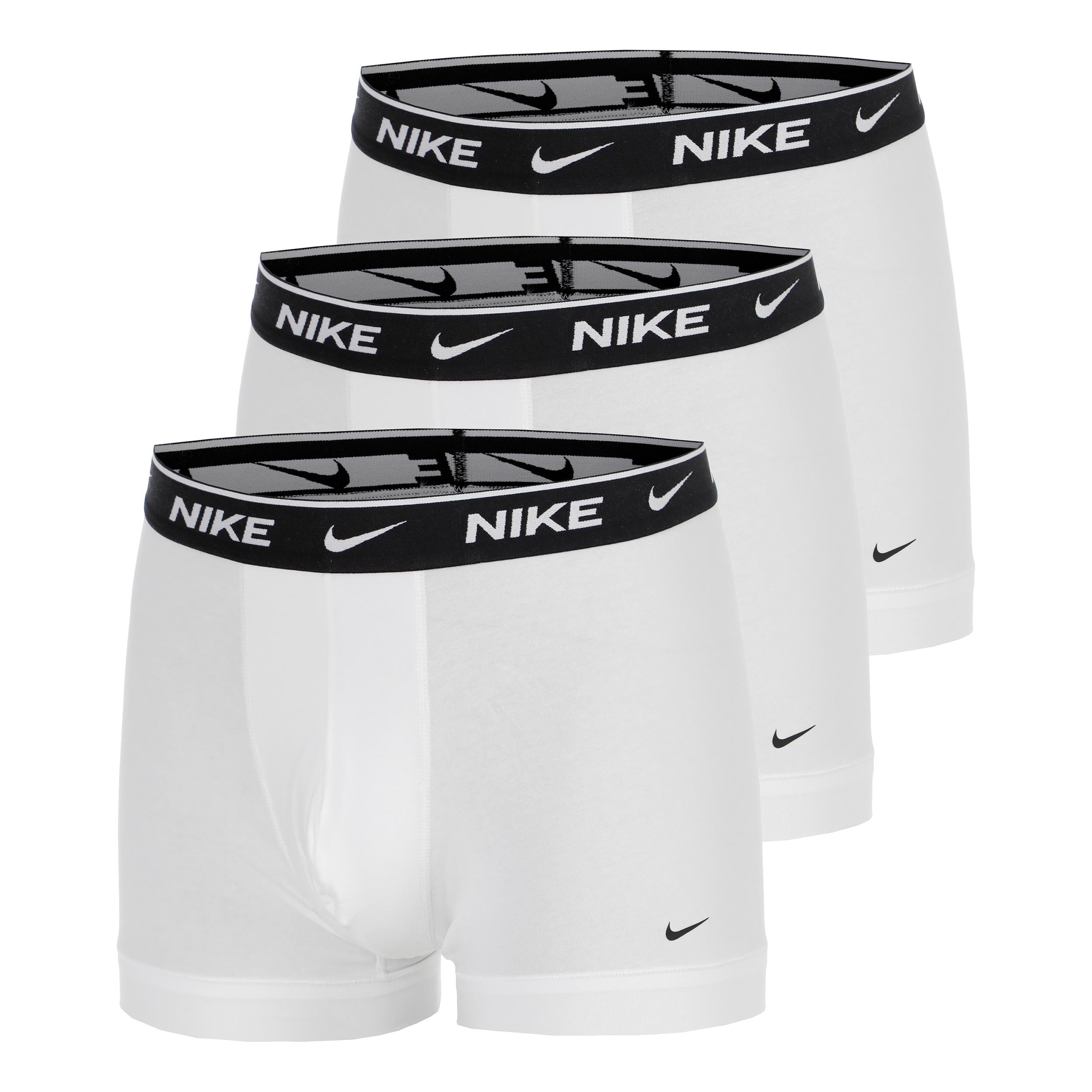 Nike Essential Cotton Stretch Trunk Calzoncillos tipo bóxer Pack de 3 Hombres - blanco, blanco