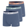 Essential Cotton Stretch Trunk Calzoncillos tipo bóxer Pack de 3 Hombres - azul, naranja