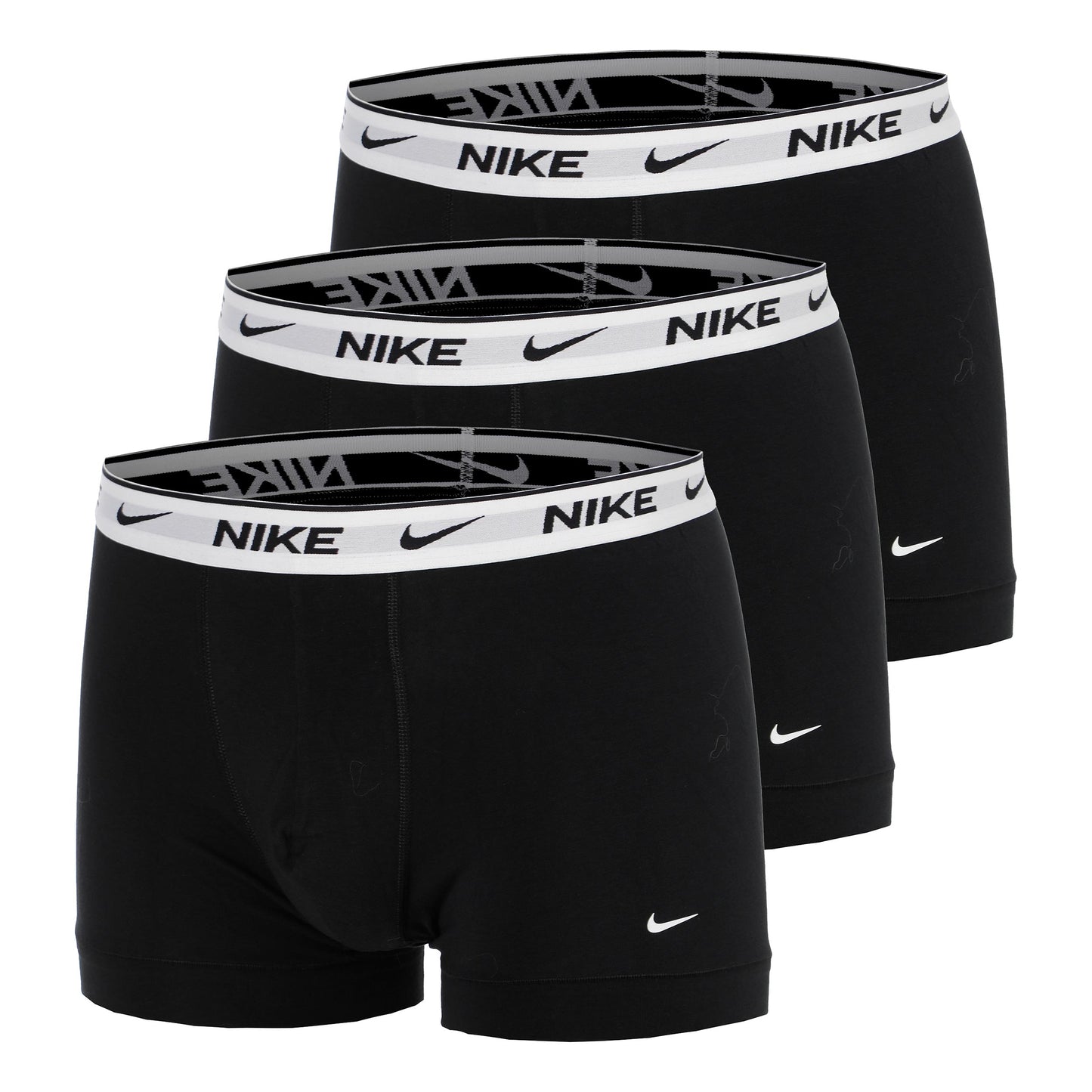 Nike Essential Cotton Stretch Trunk Calzoncillos tipo bóxer Pack de 3 Hombres - negro, blanco