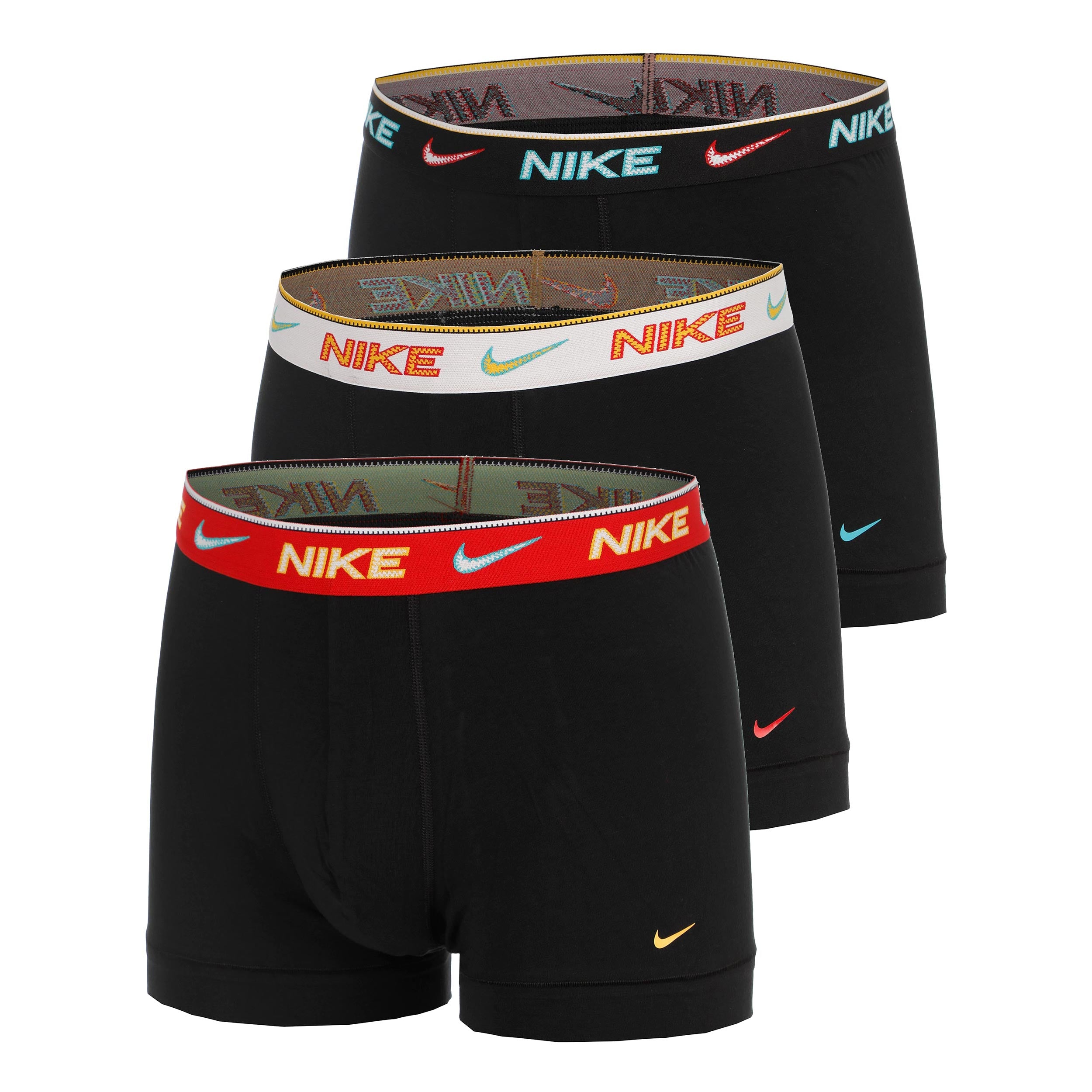 Nike Essential Cotton Stretch Trunk Calzoncillos tipo bóxer Pack de 3 Hombres - gris