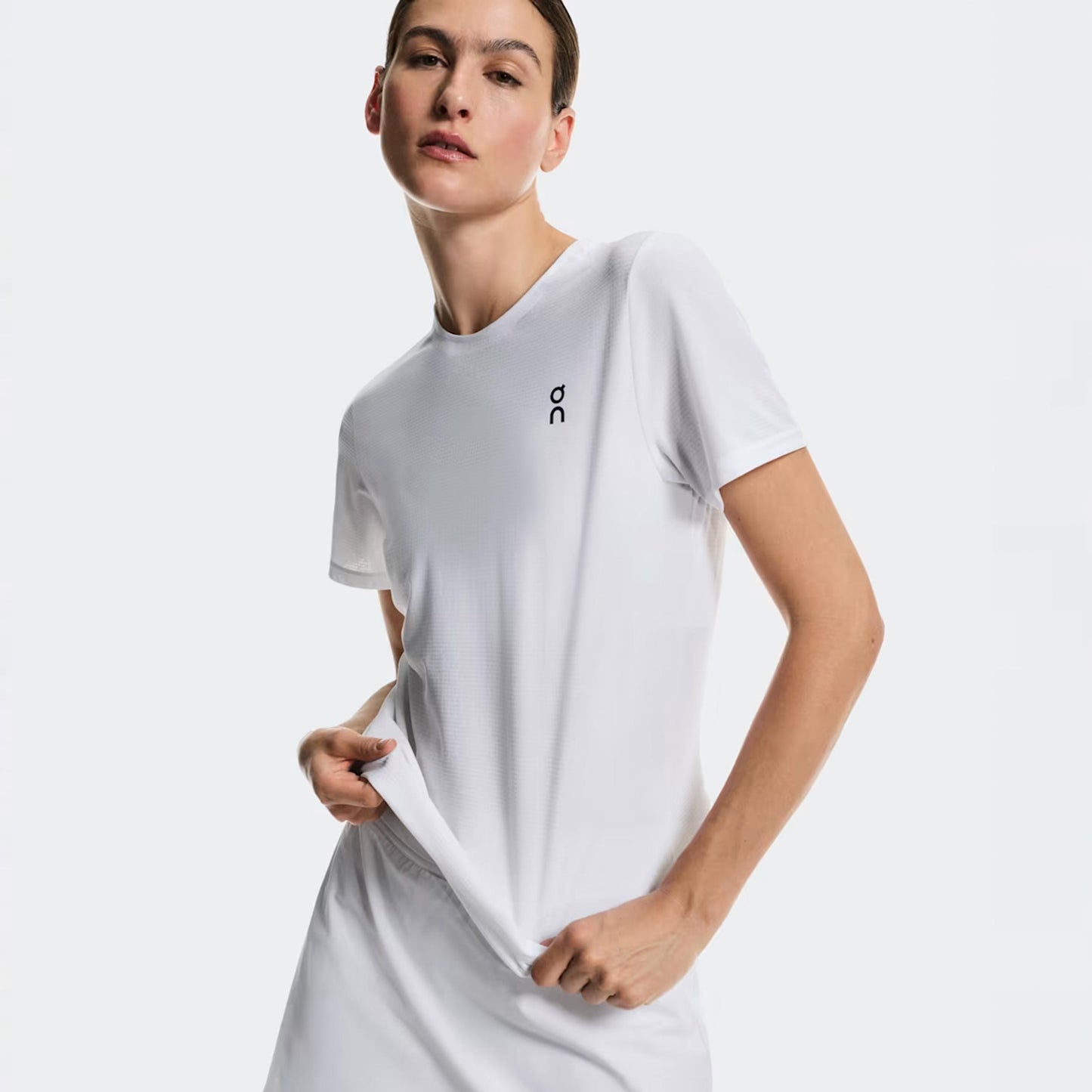 On Court Camiseta de manga corta Mujeres - blanco