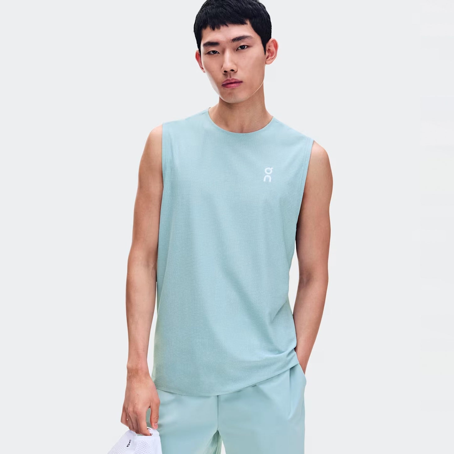 On Court Camiseta de tirantes Hombres - azul-gris