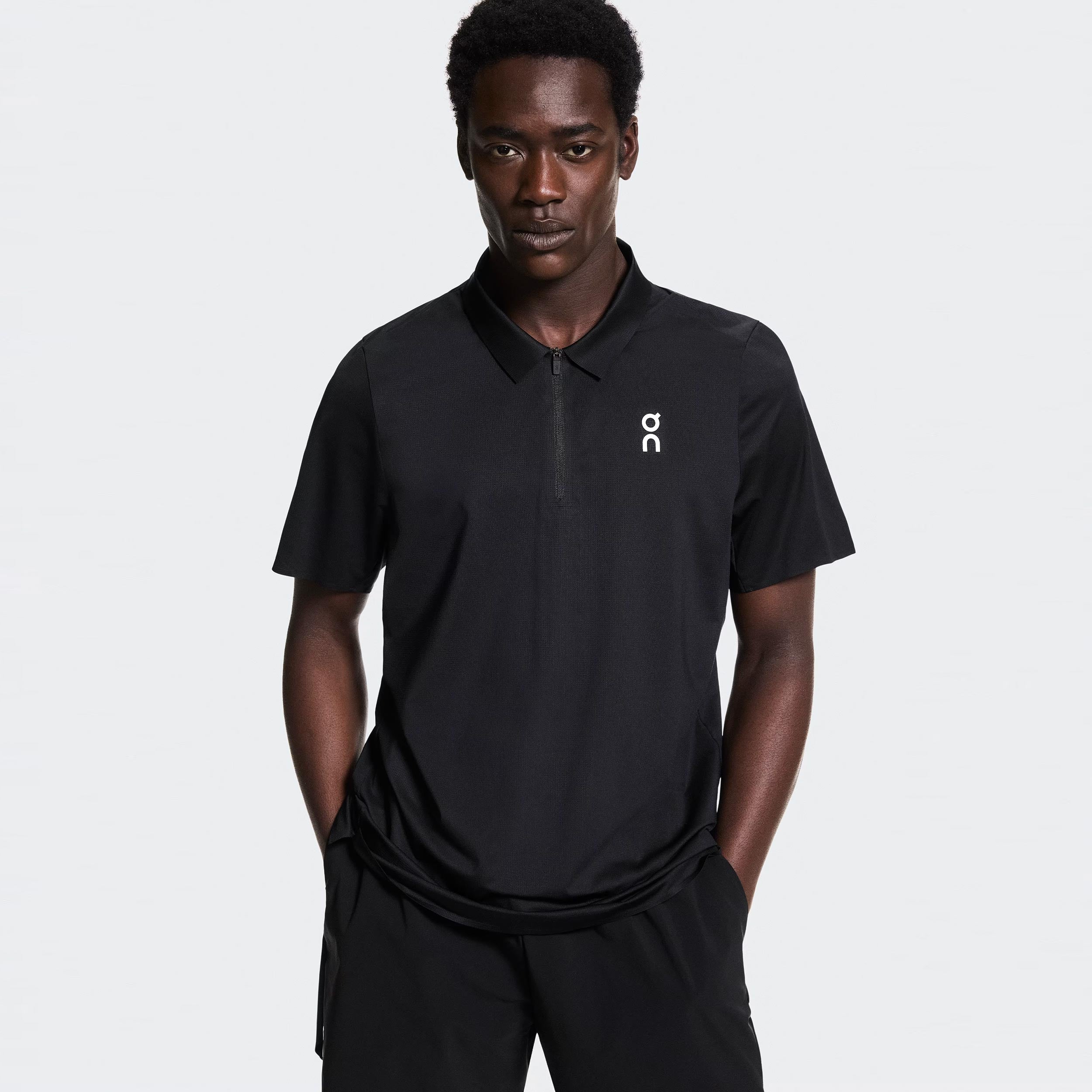 On Court Polo Hombres - negro