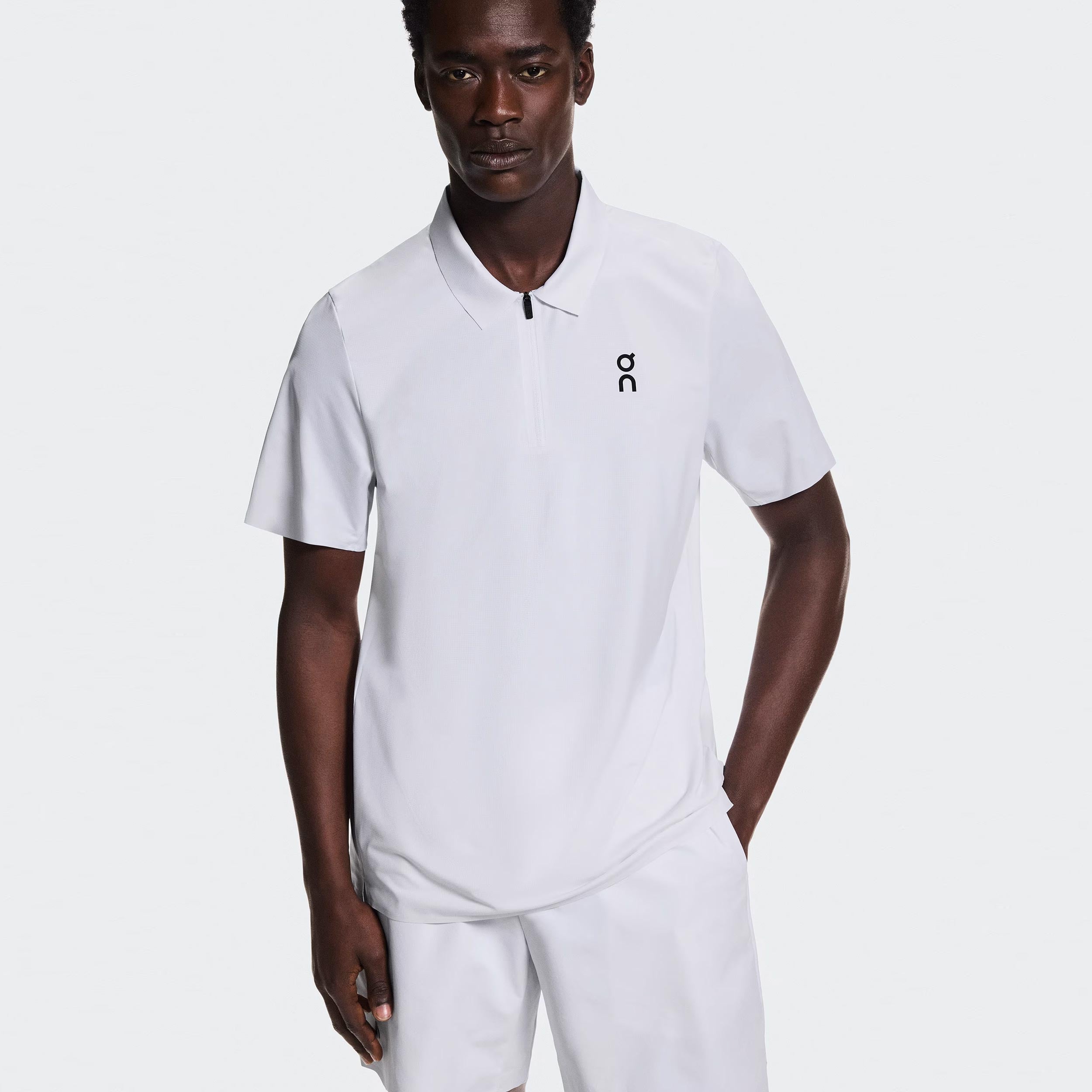On Court Polo Hombres - blanco