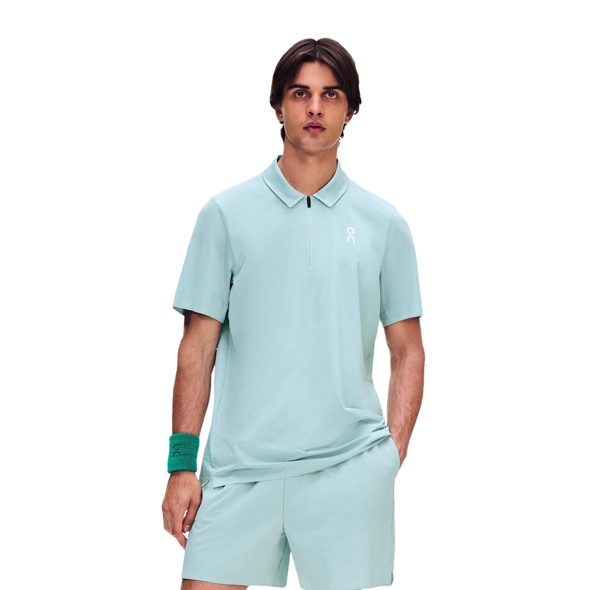 On Court Polo Polo Hombres - azul-gris