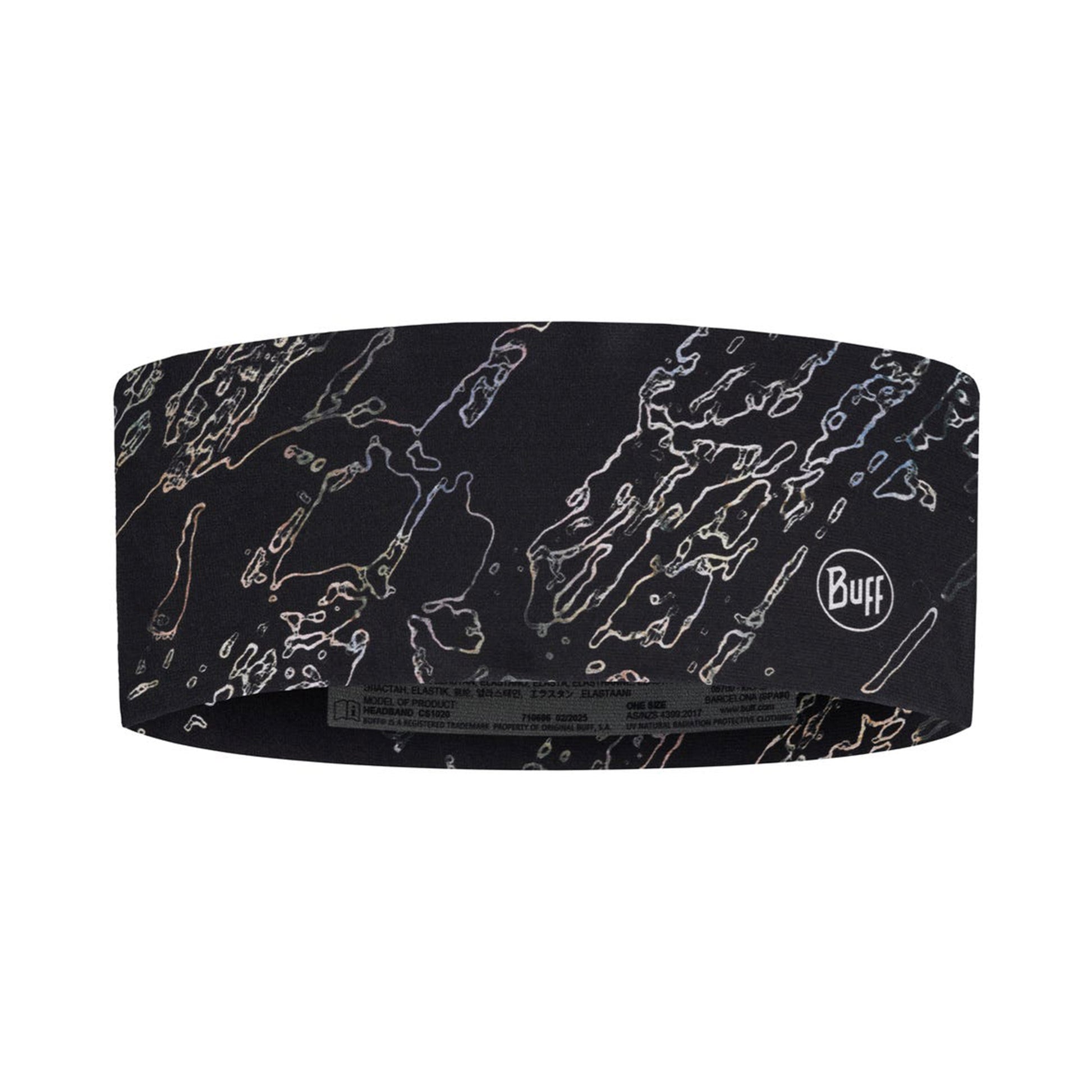 Buff CoolNet UV® Wide Cinta para la cabeza Unisex-negro