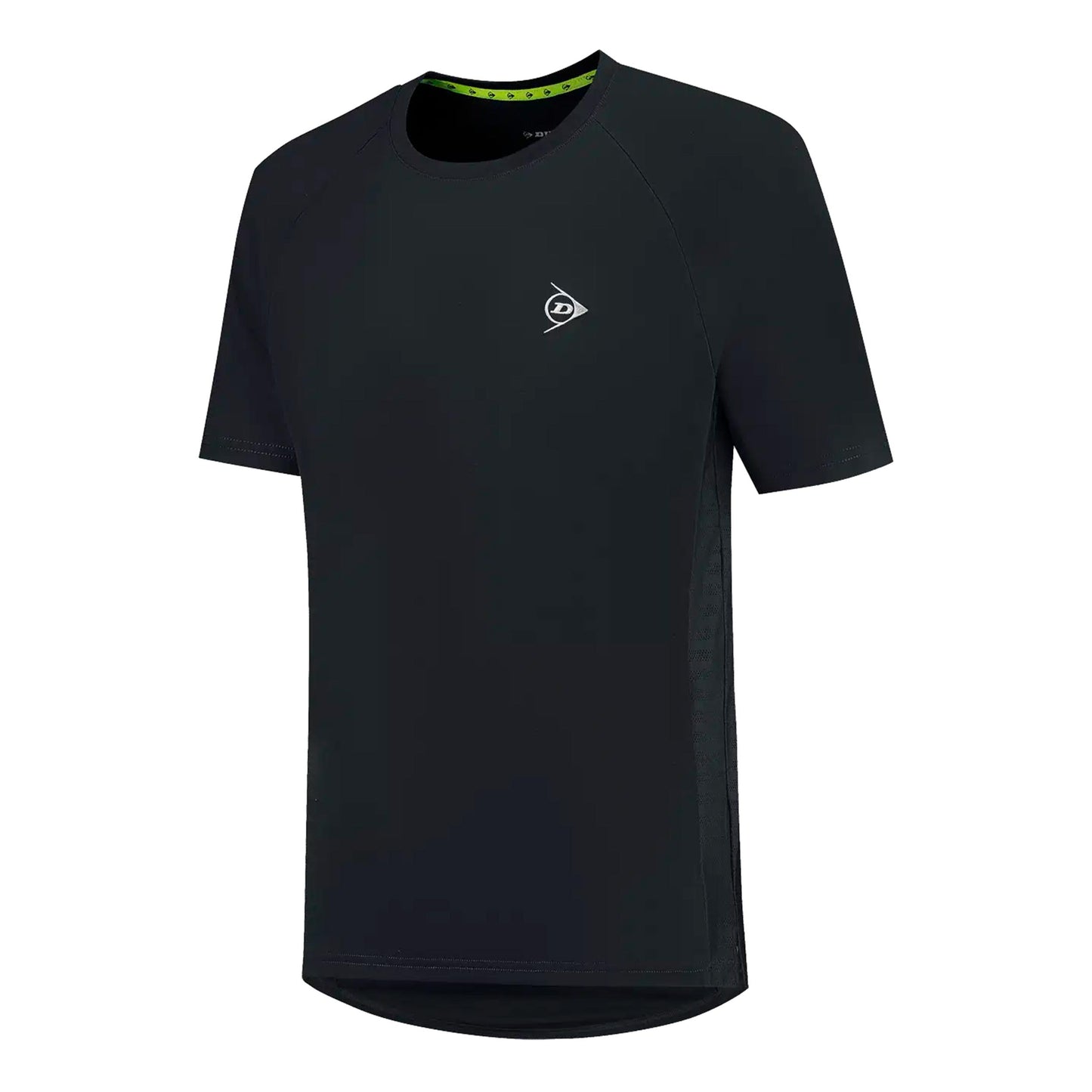 Dunlop Club Crew Camiseta de manga corta Hombres-negro