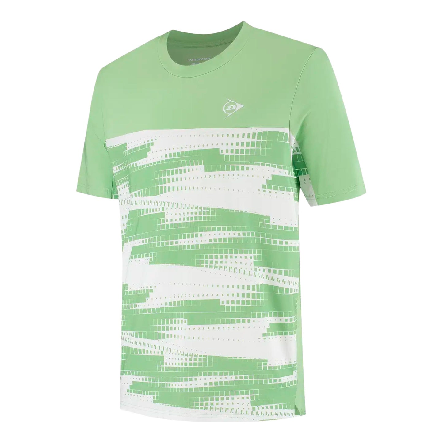 Dunlop Game Camiseta de manga corta Hombres-verde claro, blanco