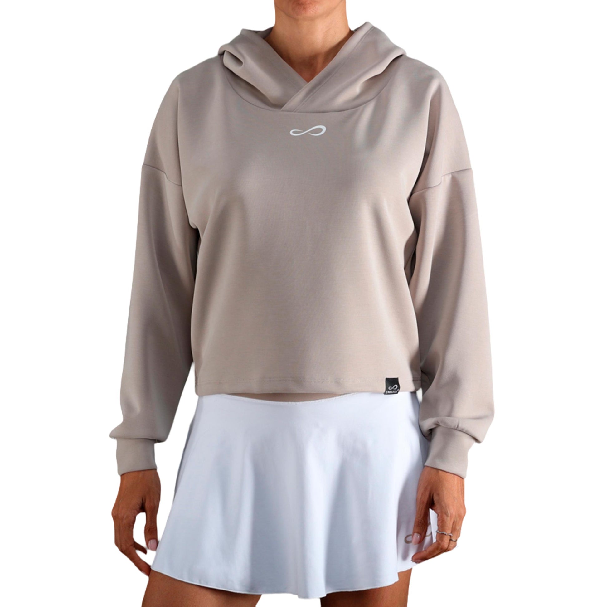 Endless Hypersoft Sudadera con capucha Mujeres-beige