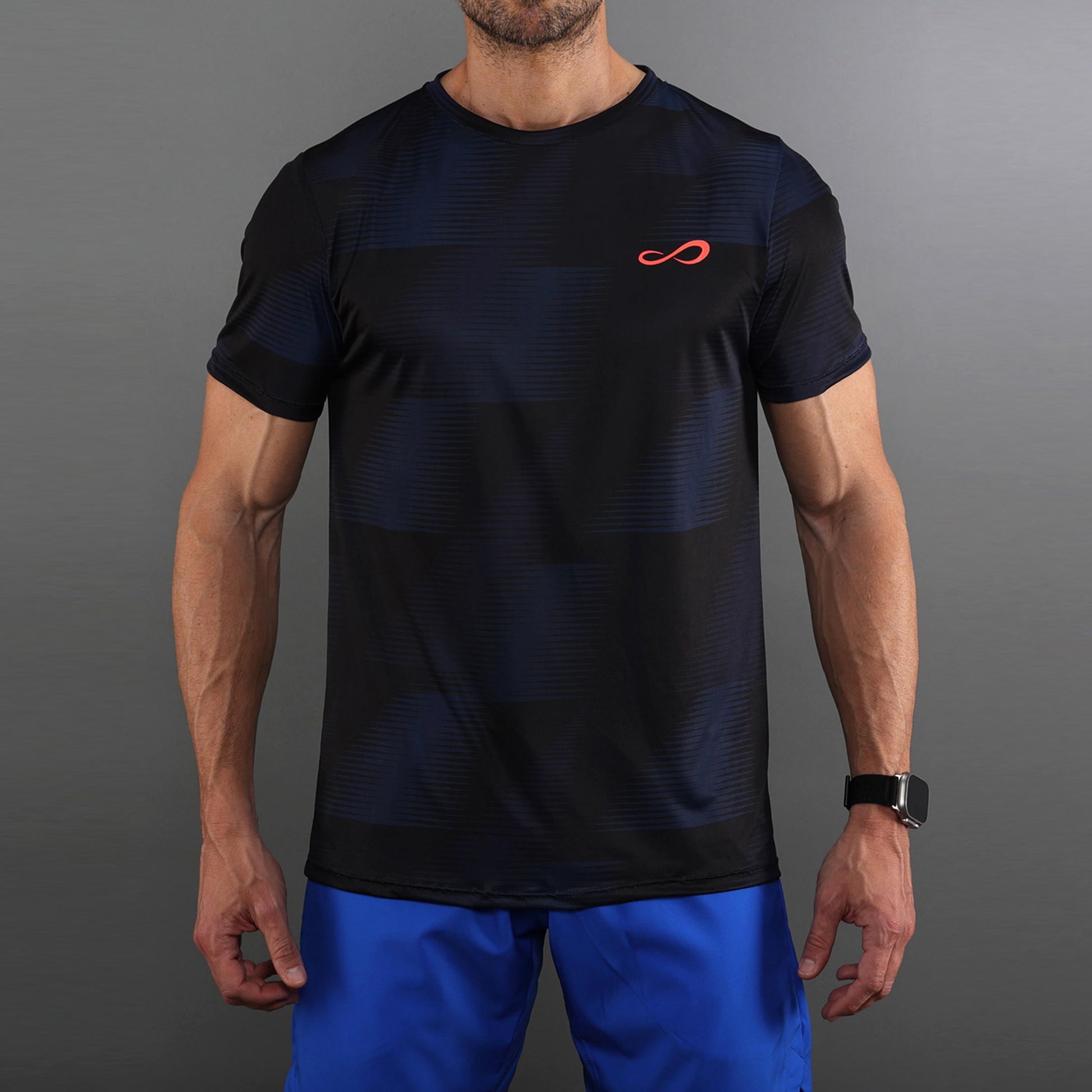 Endless Ace Vector Camiseta de manga corta Hombres-azul oscuro