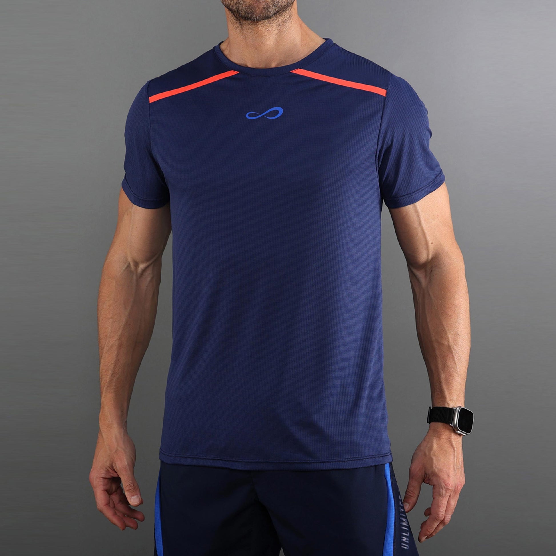 Endless Ace Rush Camiseta de manga corta Hombres-azul oscuro