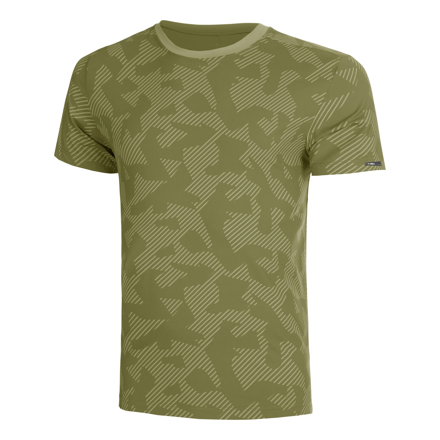 NEO Feel the Vybe AOP Camiseta de running Hombres-oliva