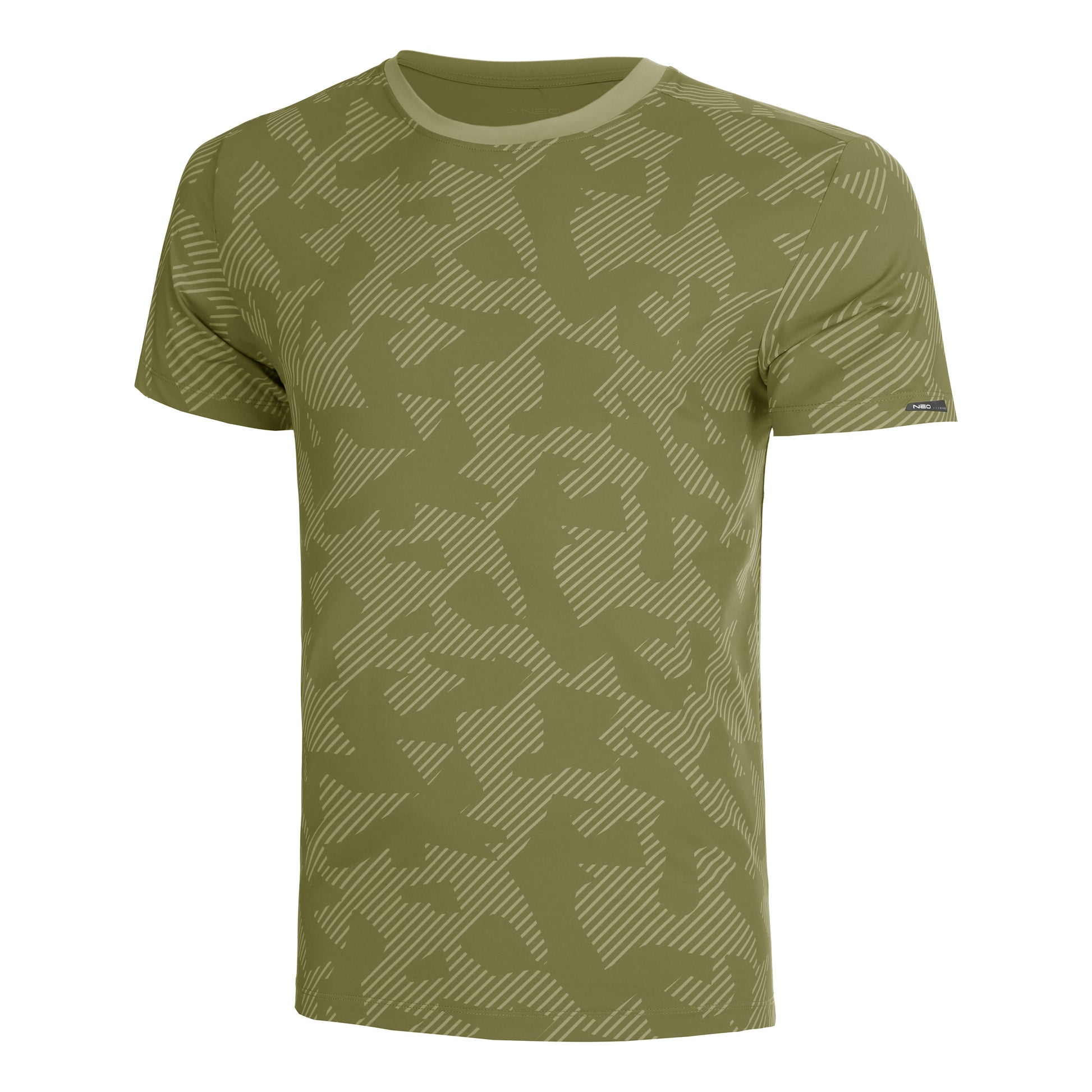NEO Feel the Vybe AOP Camiseta de running Hombres-oliva