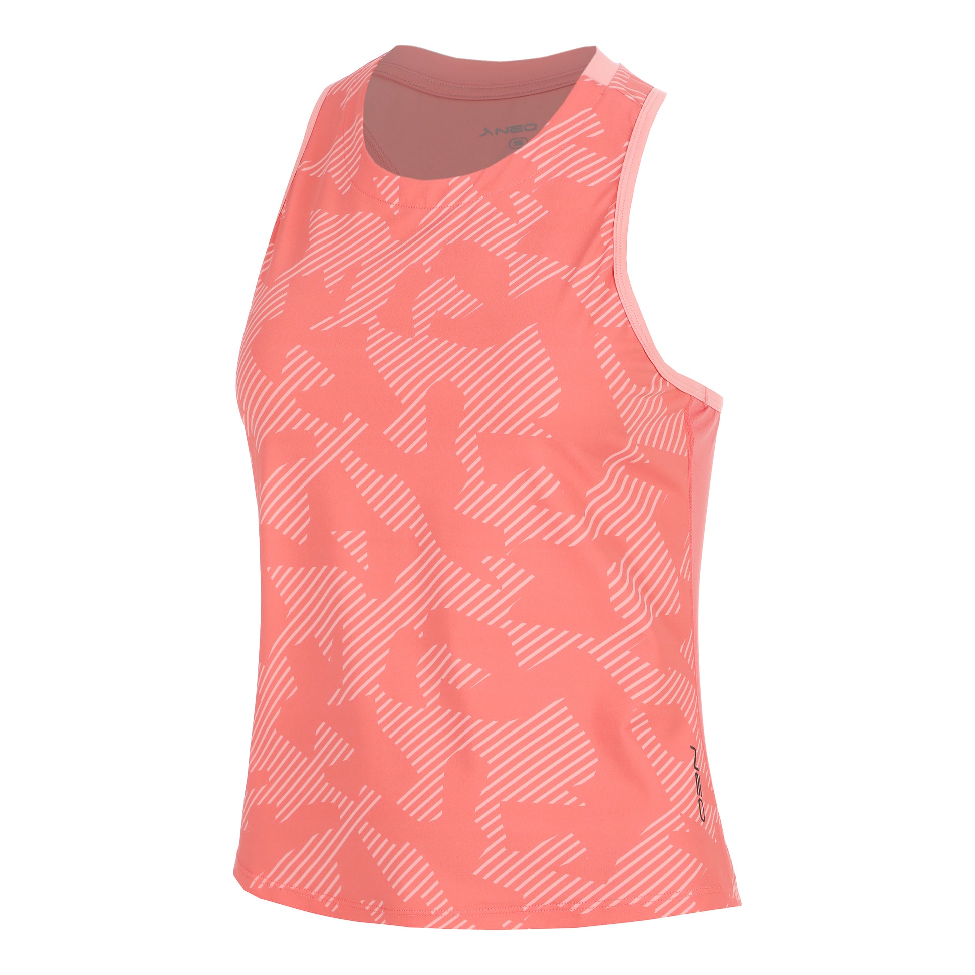 NEO Feel the Vybe AOP Camiseta de running Mujeres-coral