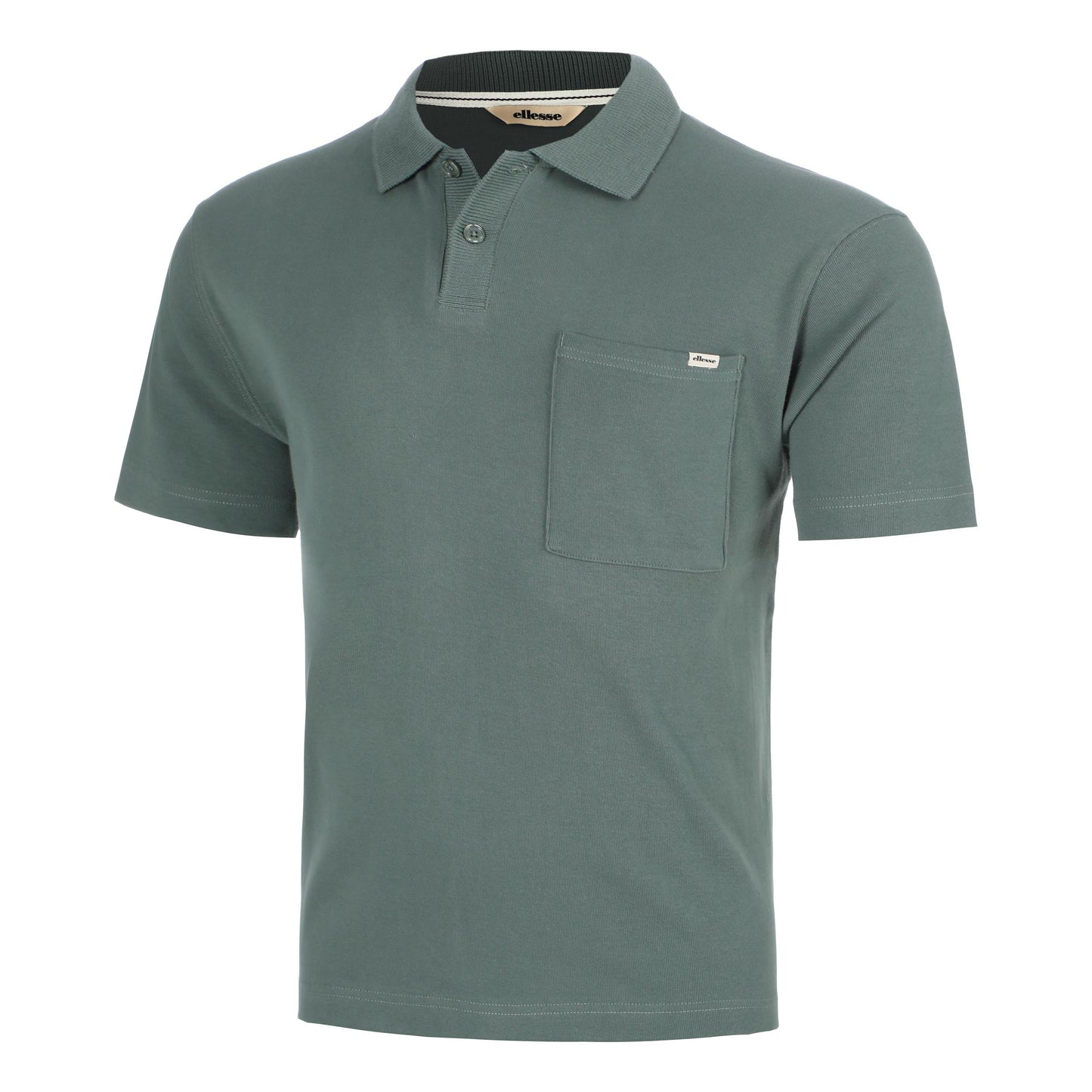 Ellesse Arivito Polo Hombres - verde oscuro