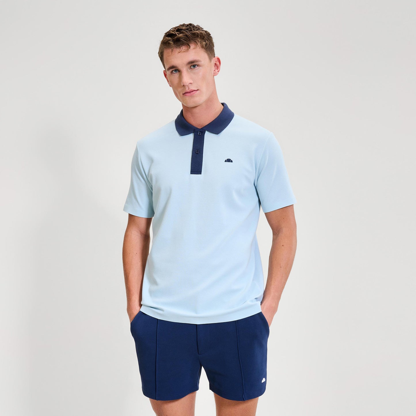 Ellesse Vergo Polo Hombres - azul claro
