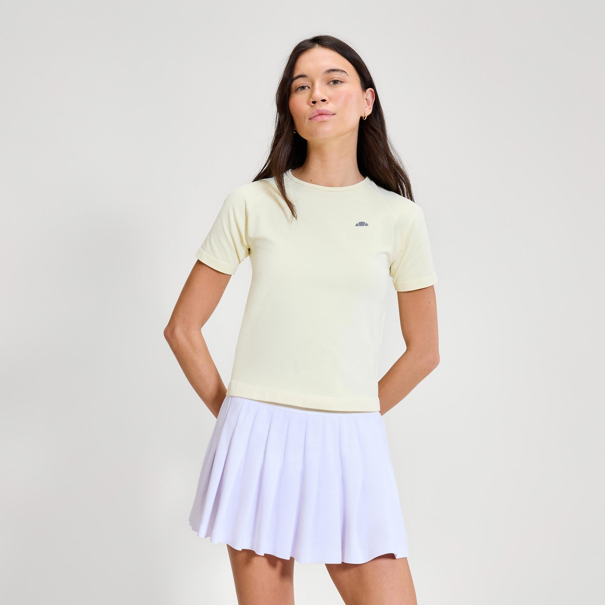 Ellesse La Bella Seamless Camiseta de manga corta Mujeres - amarillo