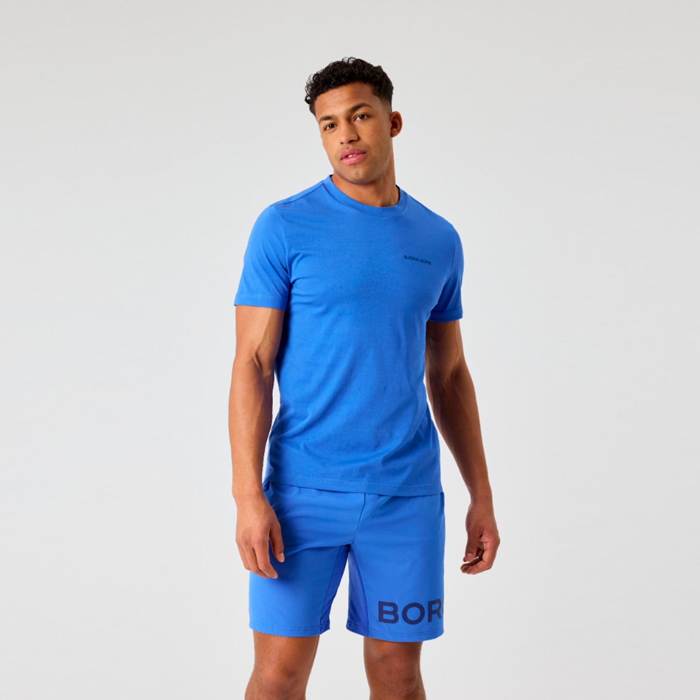 Björn Borg Borg Camiseta de manga corta Hombres - azul claro