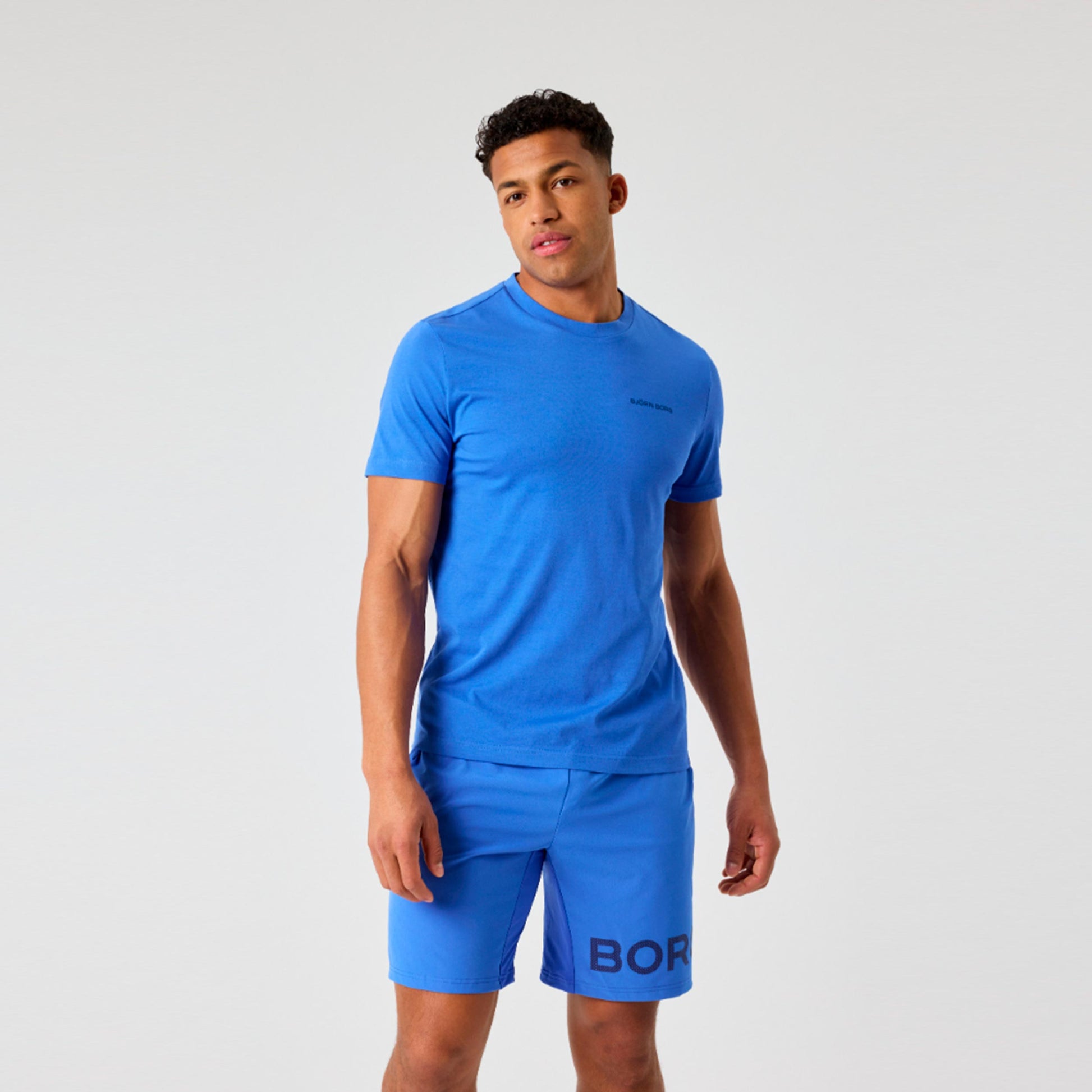 Björn Borg Borg Camiseta de manga corta Hombres - azul claro