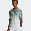 Court Fade Camiseta de manga corta Hombres - verde, blanco
