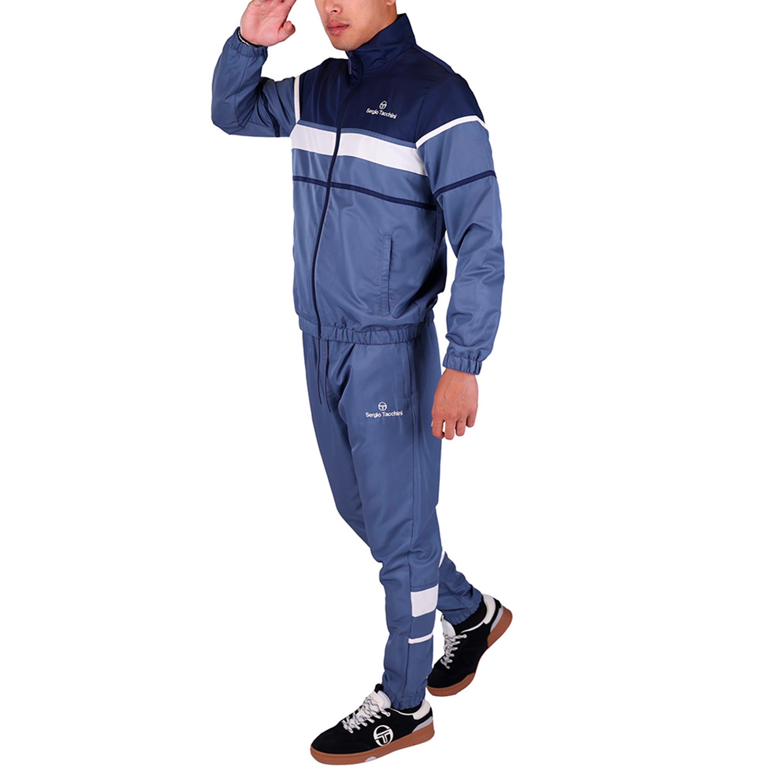 Sergio Tacchini Scorpione Chándal Hombres - azul-gris, azul oscuro