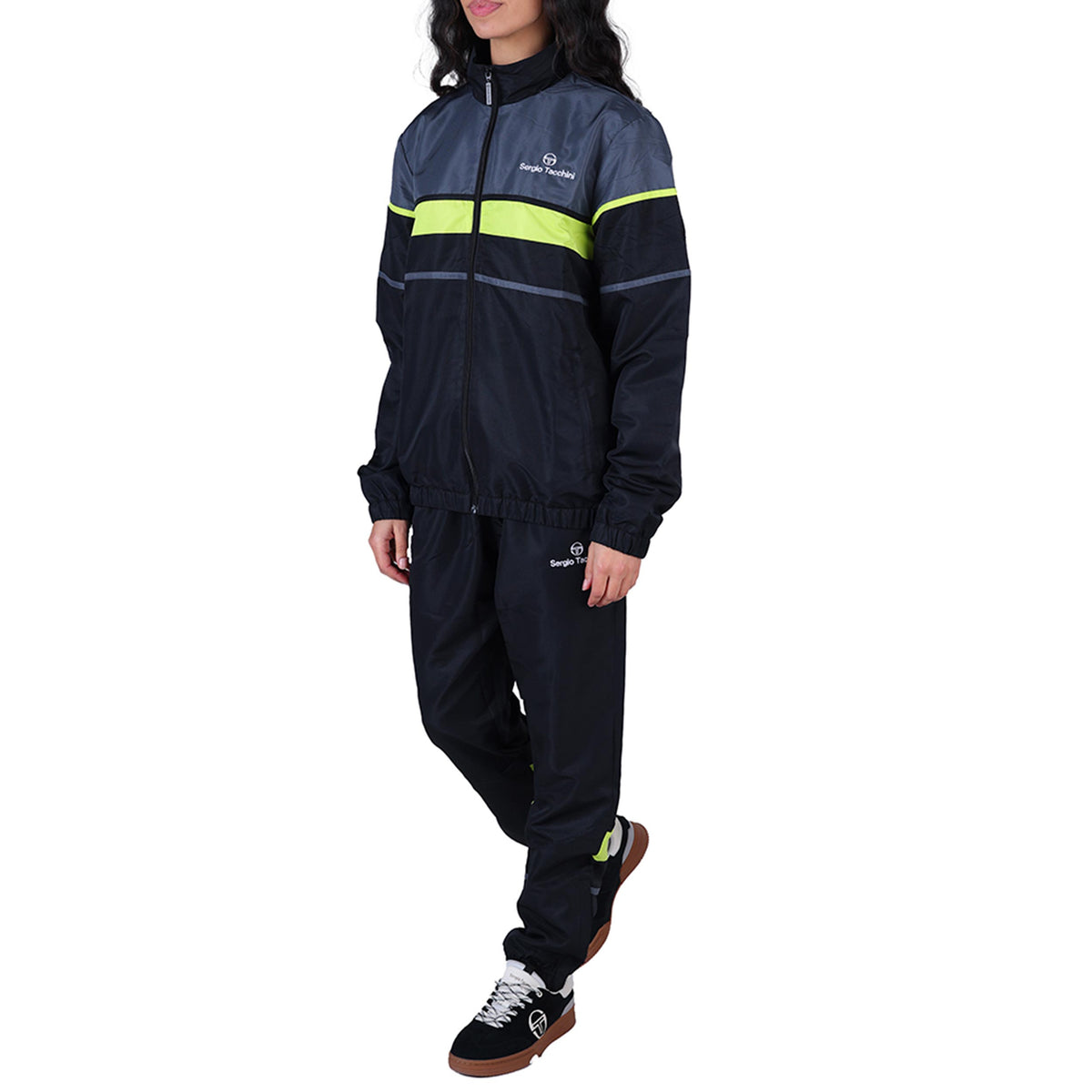 Sergio Tacchini Scorpione Chándal Hombres - negro, gris