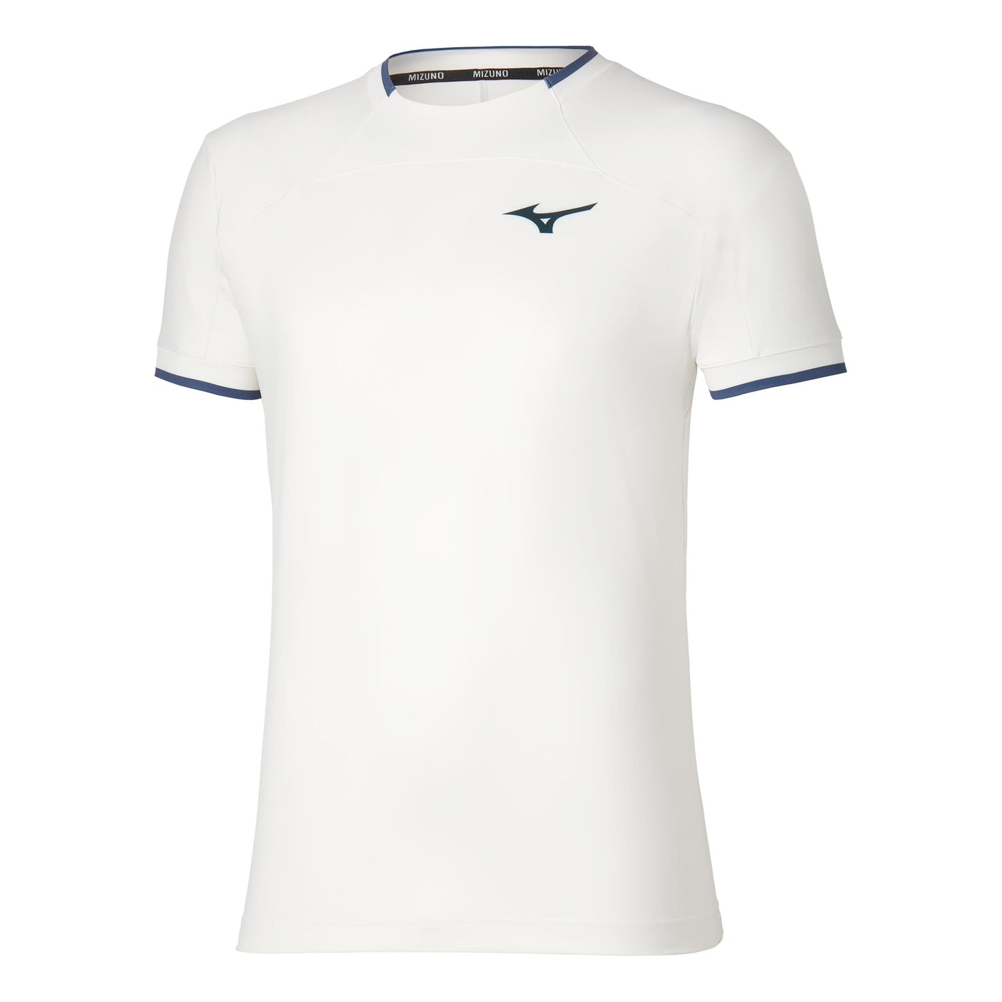 Mizuno Camiseta de manga corta Hombres-blanco