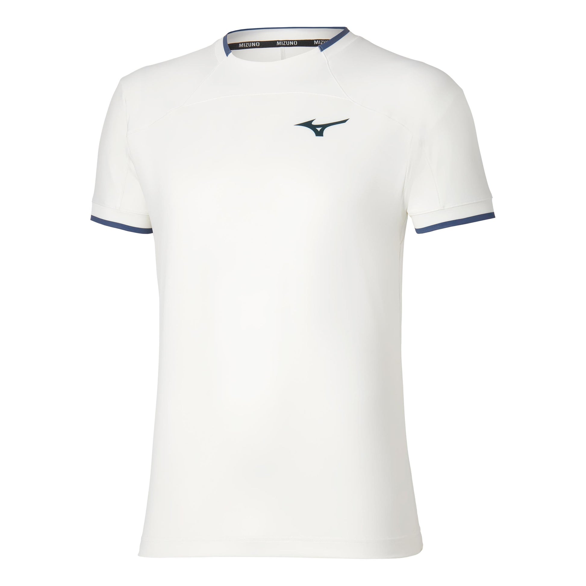 Mizuno Camiseta de manga corta Hombres-blanco