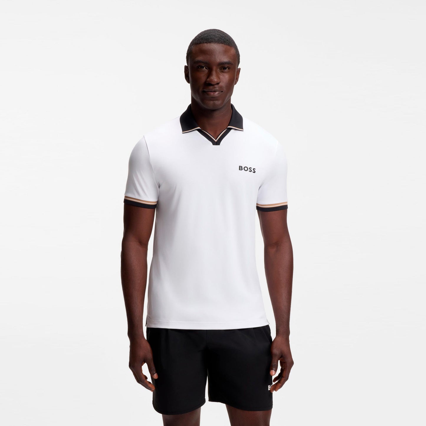 BOSS Serve 2 Polo Hombres-blanco