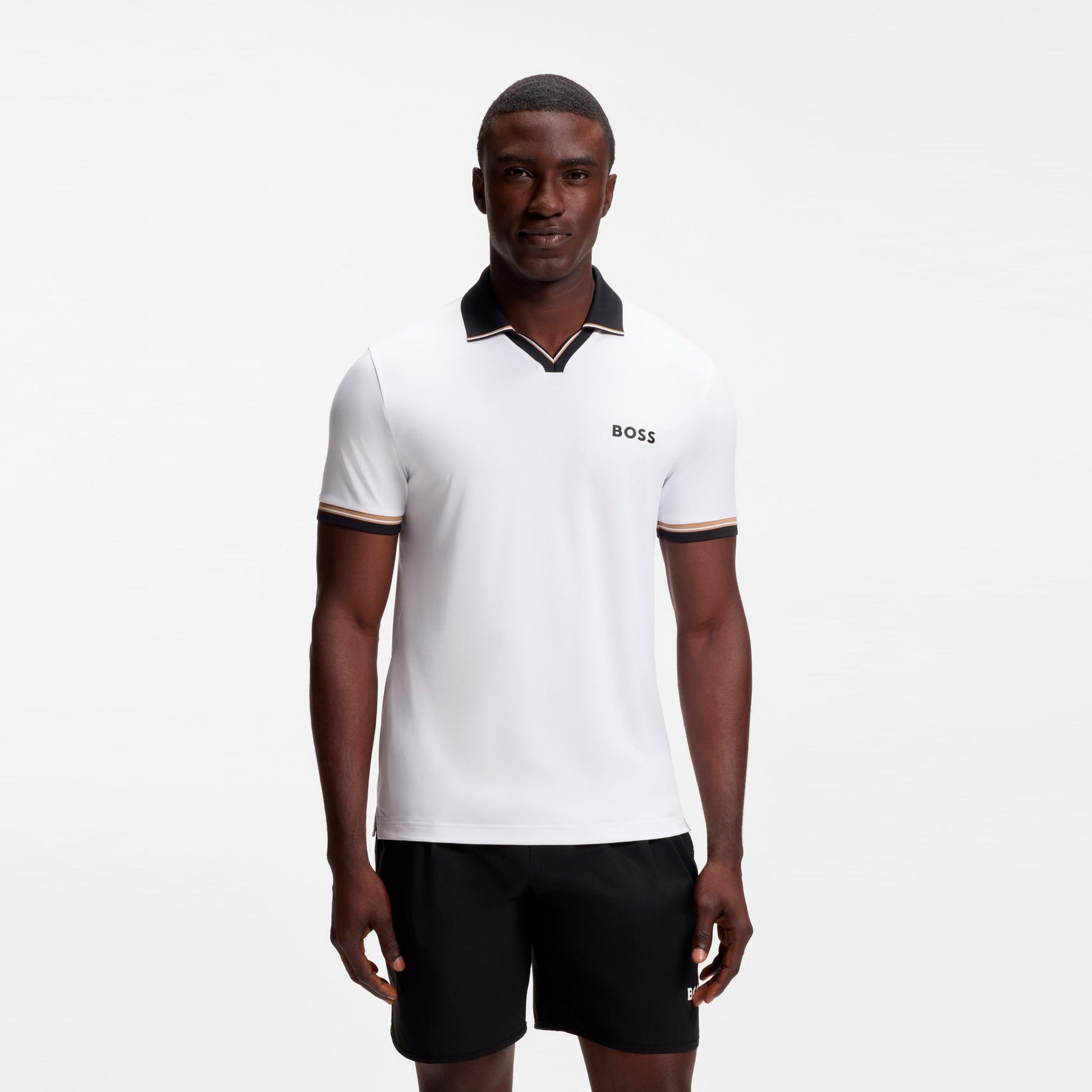 BOSS Serve 2 Polo Hombres-blanco