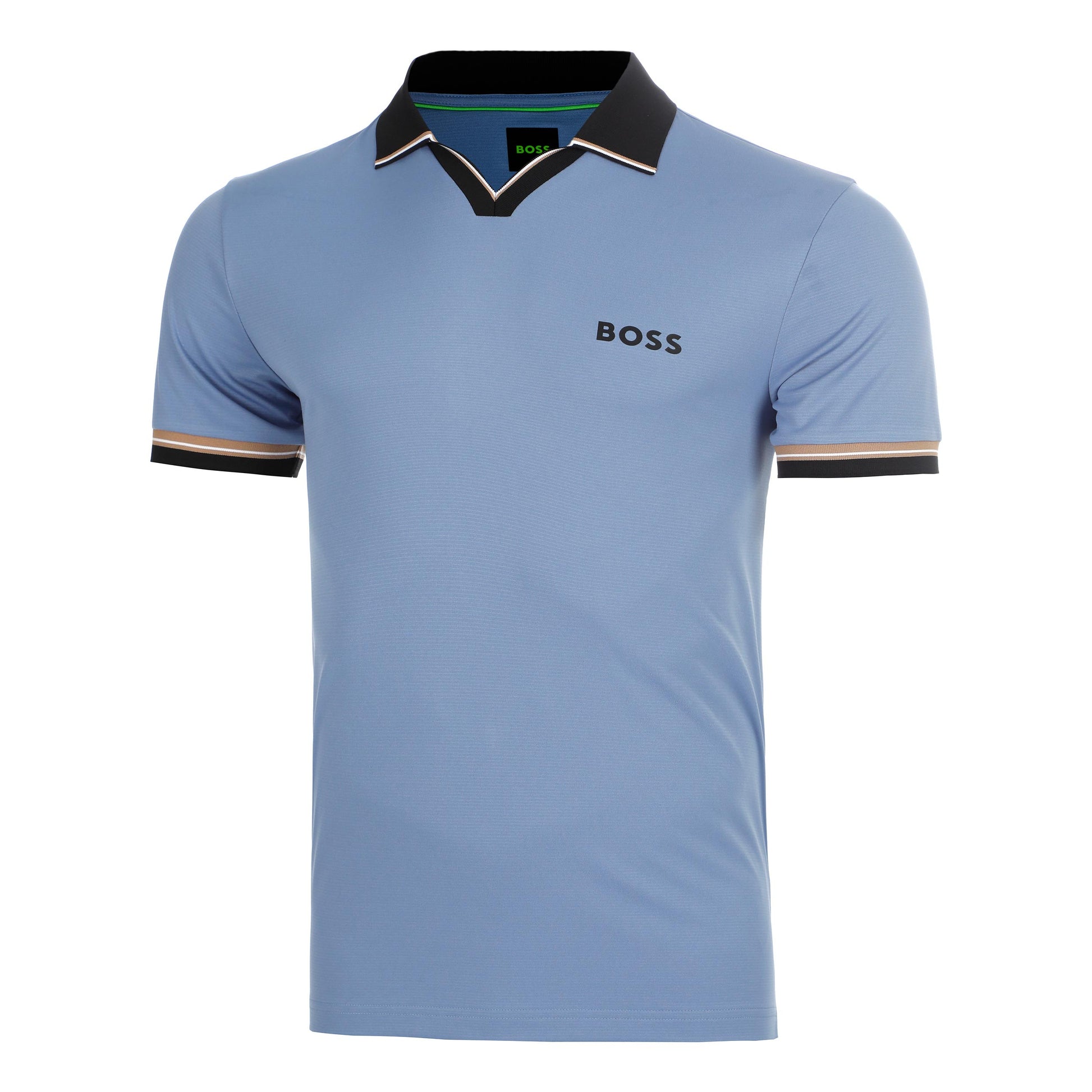 BOSS Serve 2 Polo Hombres-azul-gris