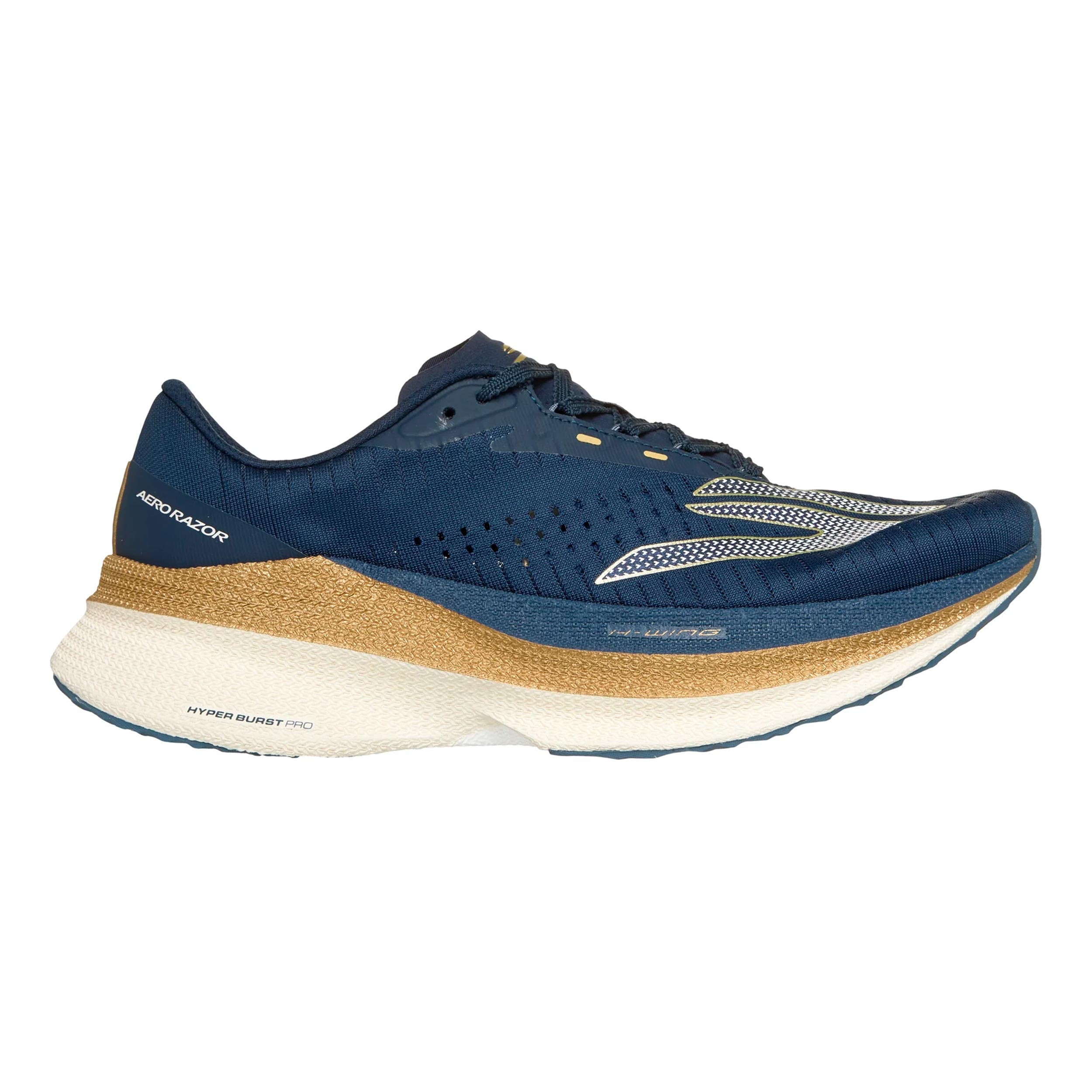 Skechers SKX Aero Razor Zapatilla neutral Mujeres - azul oscuro, dorado