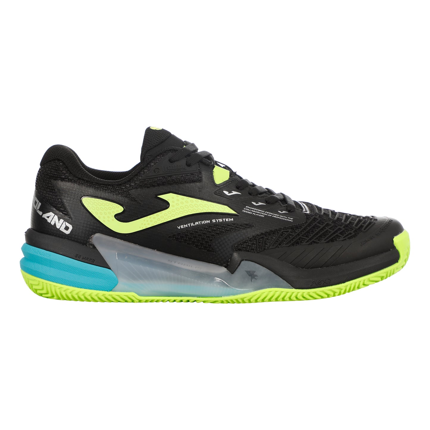 Joma Roland Clay Zapatilla tierra batida - negro