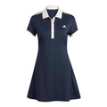 Classics Vestido Mujeres - azul oscuro, beige