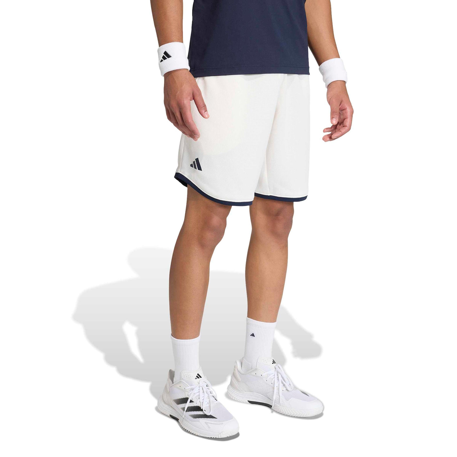 adidas Classics 9Inch Shorts Hombres - beige, azul oscuro