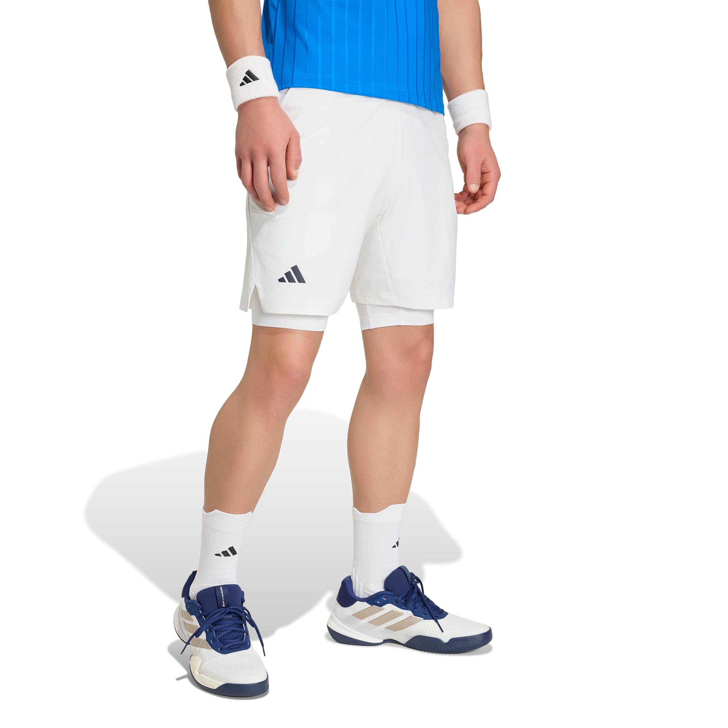 adidas Short & Tight Set Shorts Hombres - blanco