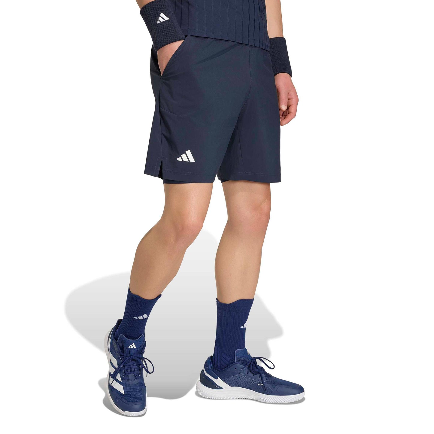 adidas Short & Tight Set Shorts Hombres - azul oscuro