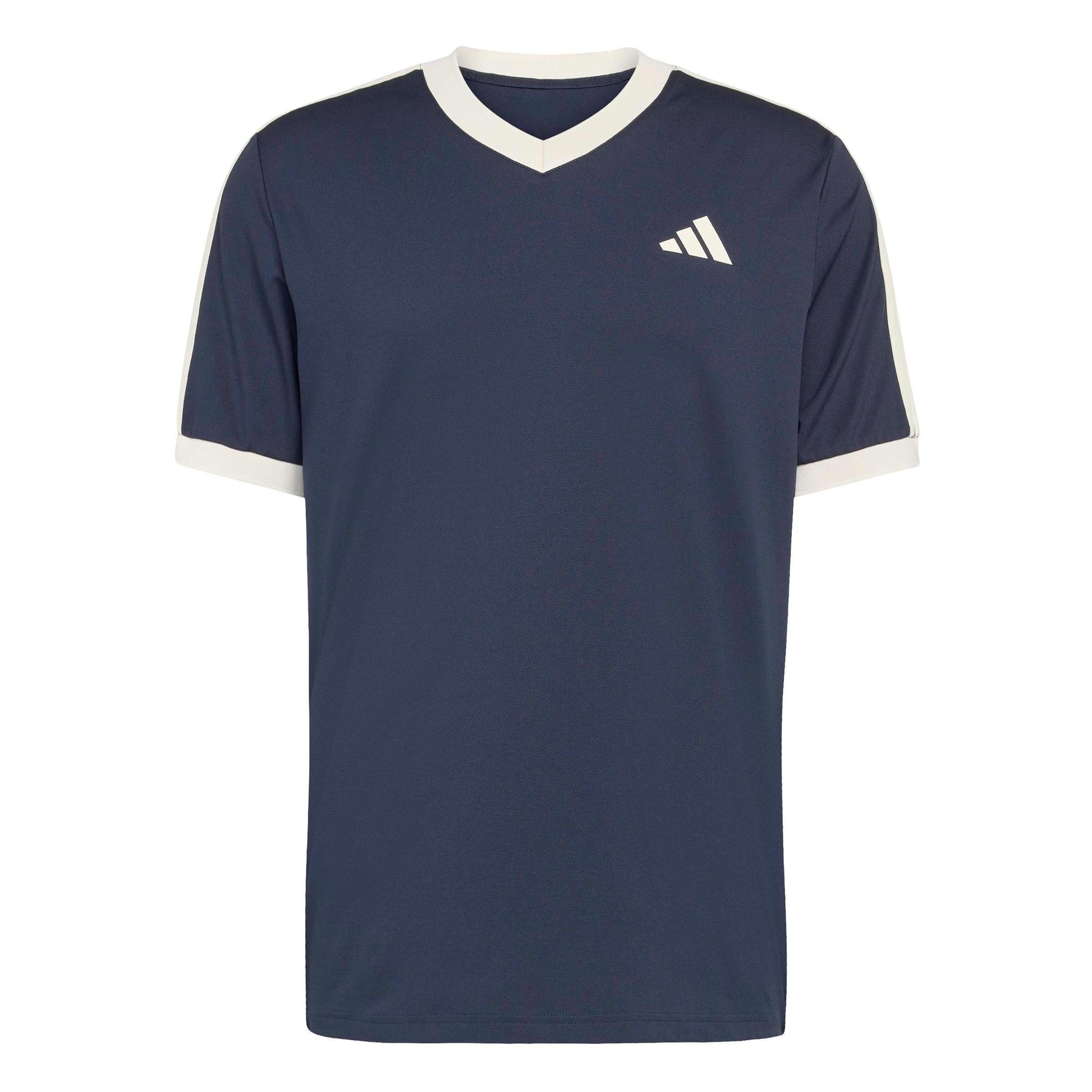 adidas Classics Camiseta de manga corta Hombres - azul oscuro, beige