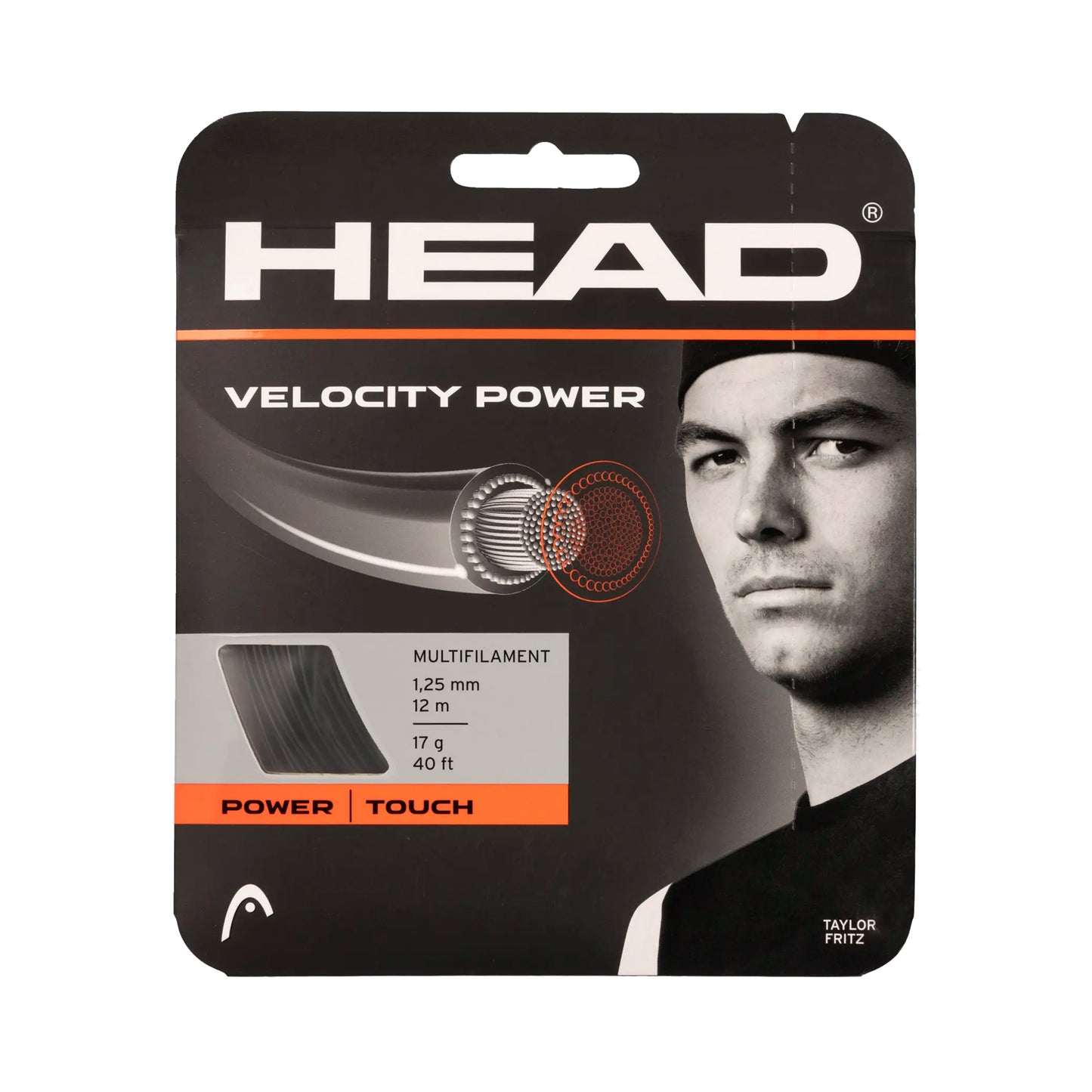 HEAD Velocity MLT Power Sets Individuales 12m - negro