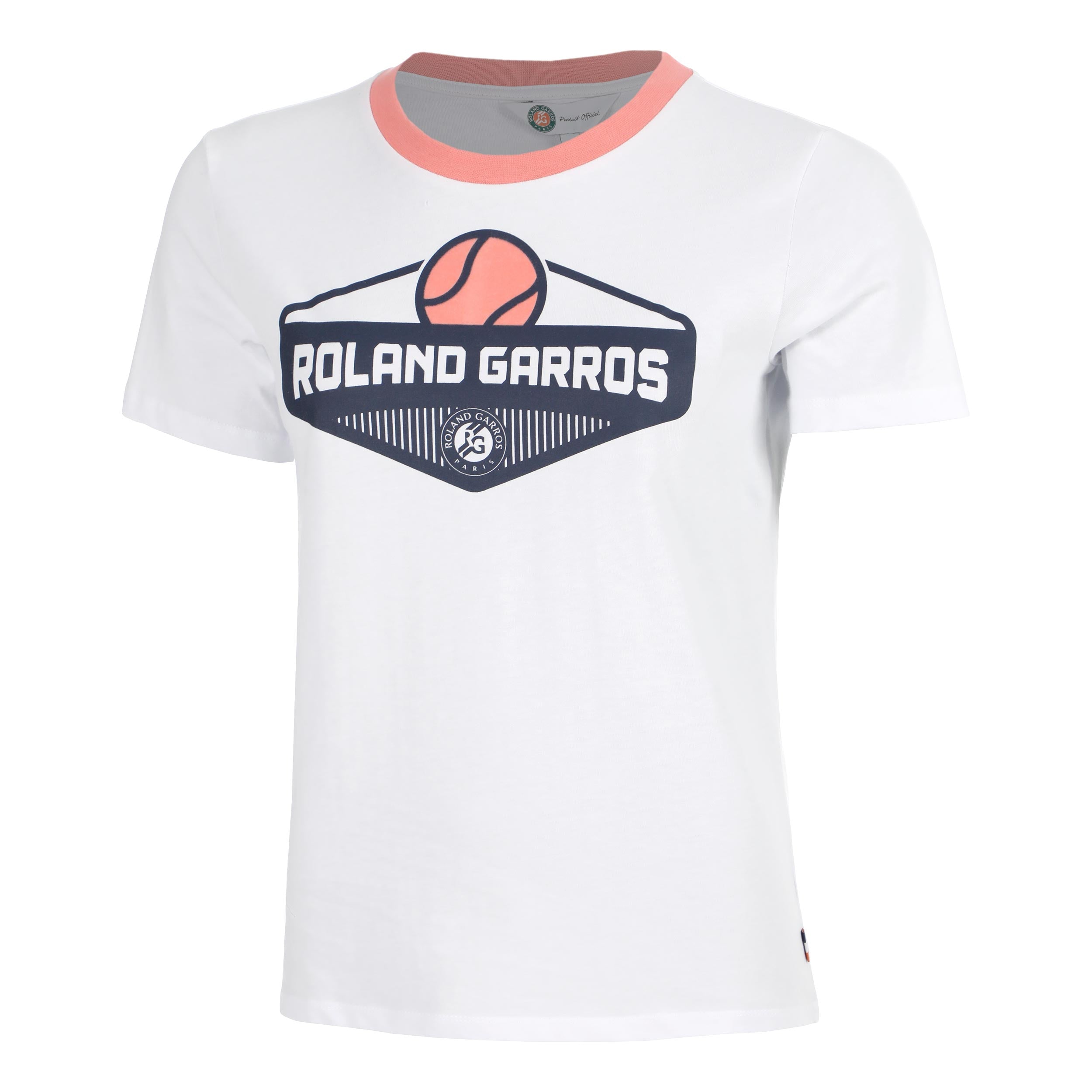Roland Garros Graphic Camiseta de manga corta Mujeres - blanco