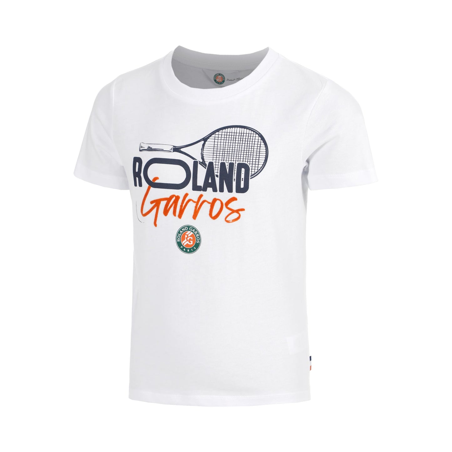 Roland Garros Camiseta de manga corta Niños - blanco
