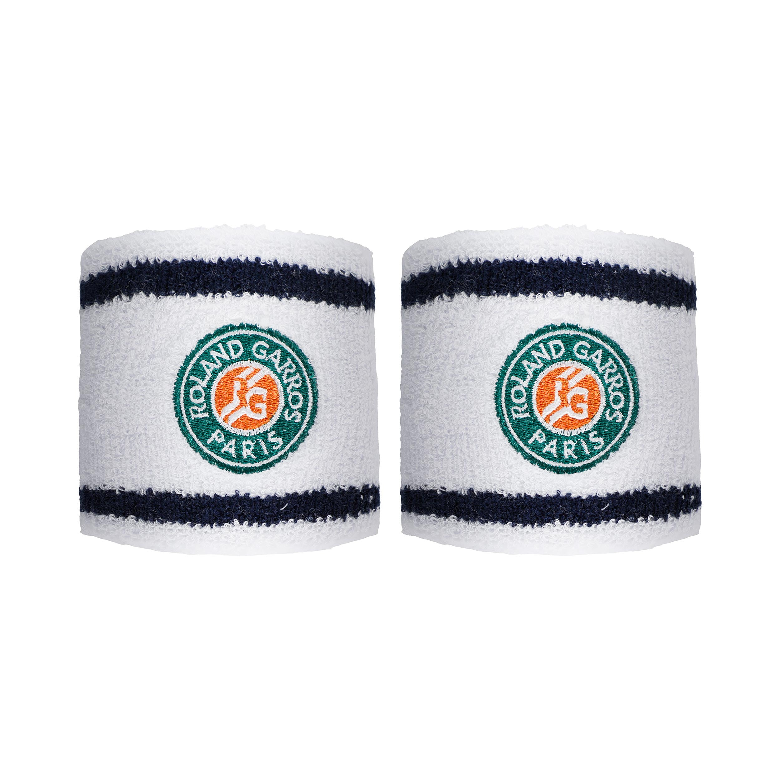 Roland Garros Cinta para sudor Pack de 2 Hombres - blanco