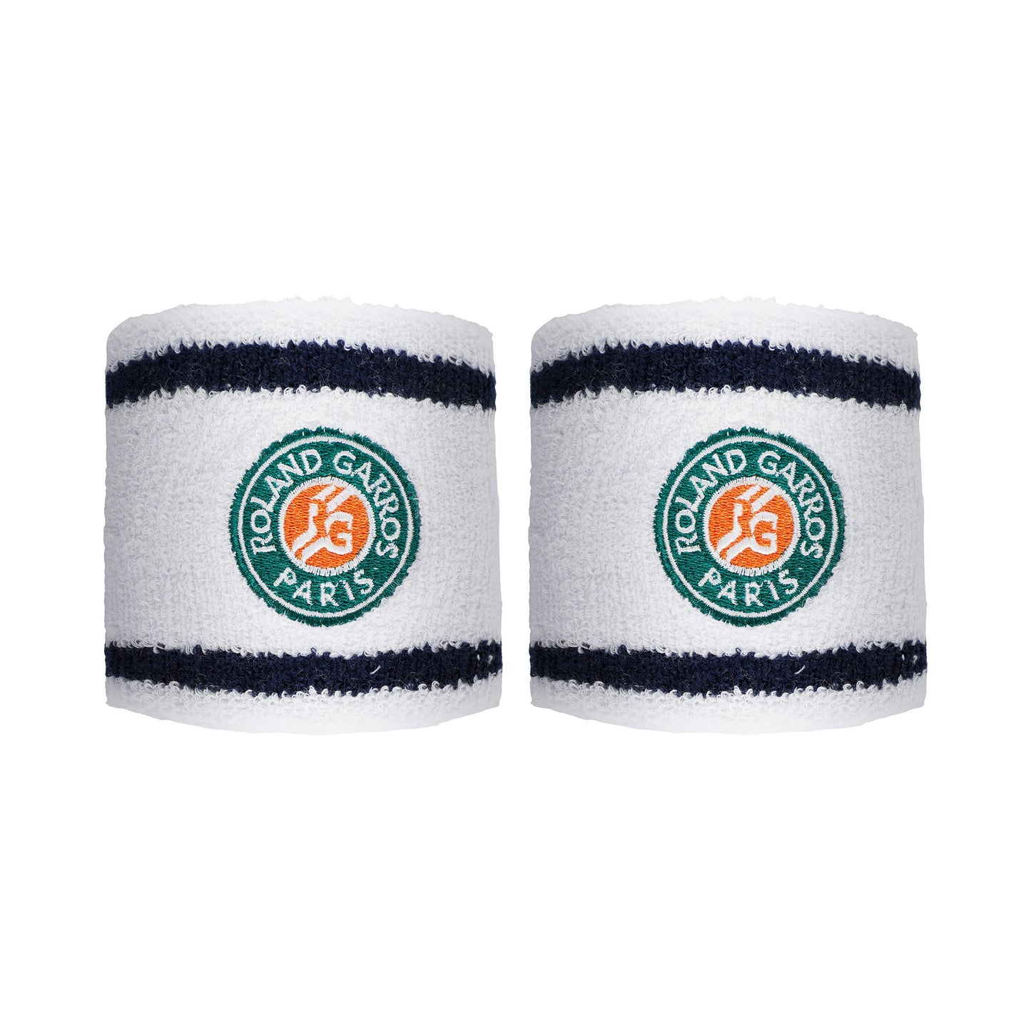 Roland Garros Cinta para sudor Pack de 2 Hombres - blanco