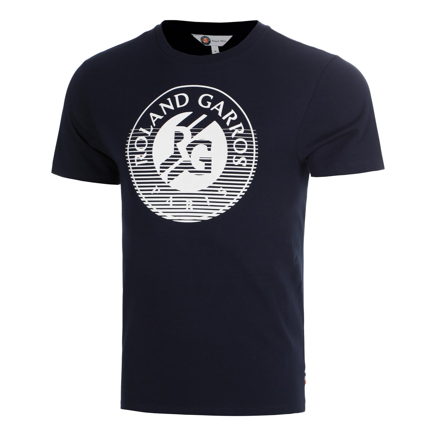 Roland Garros Big Logo Camiseta de manga corta Hombres - azul oscuro
