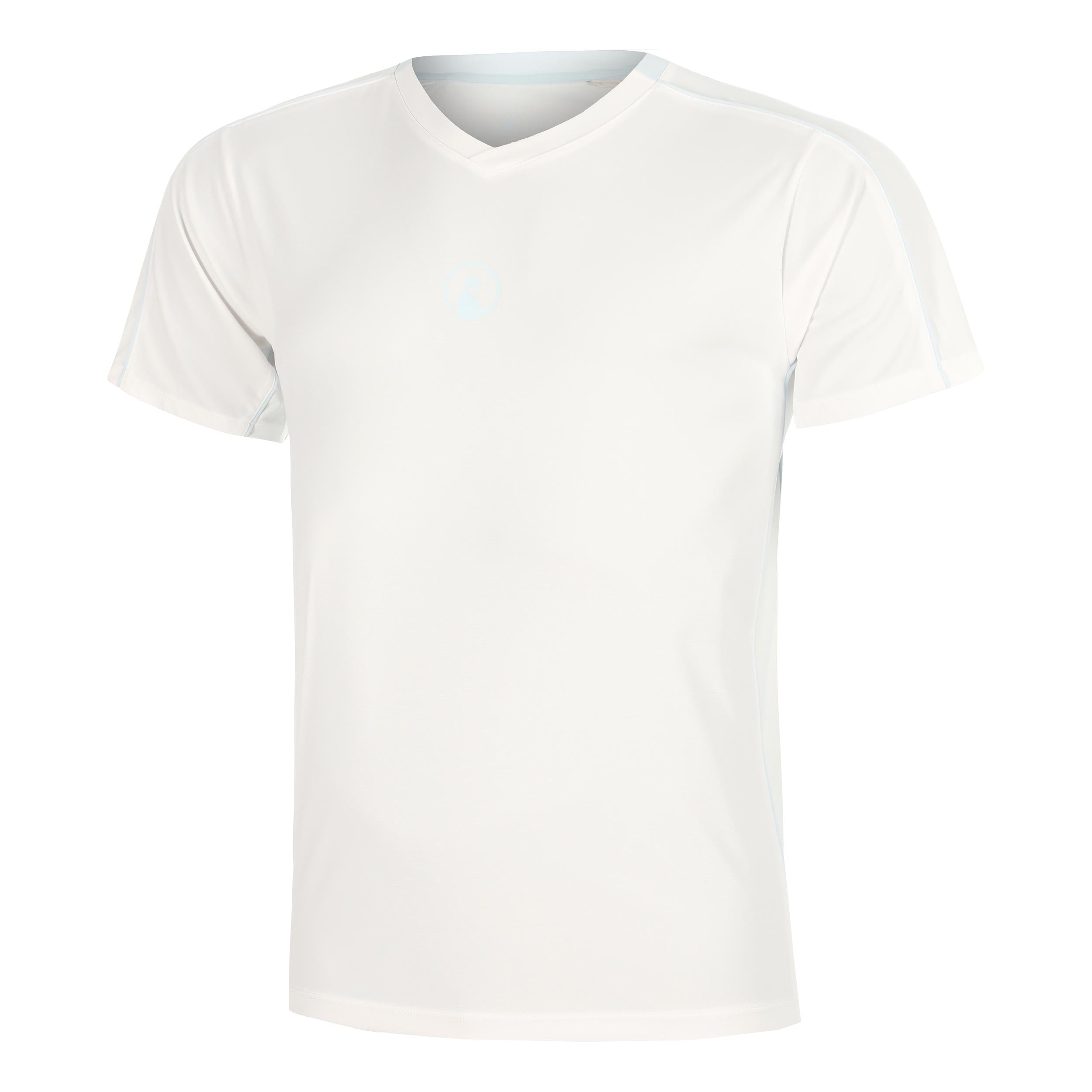 Quiet Please Memories Topspin V-Neck Camiseta de manga corta Hombres - blanco roto
